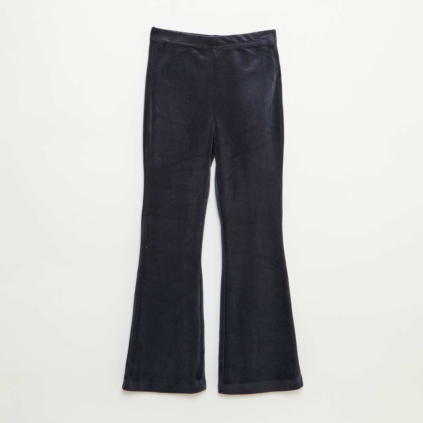 Ensemble t-shirt + pantalon en velours - 2 pièces NOIR