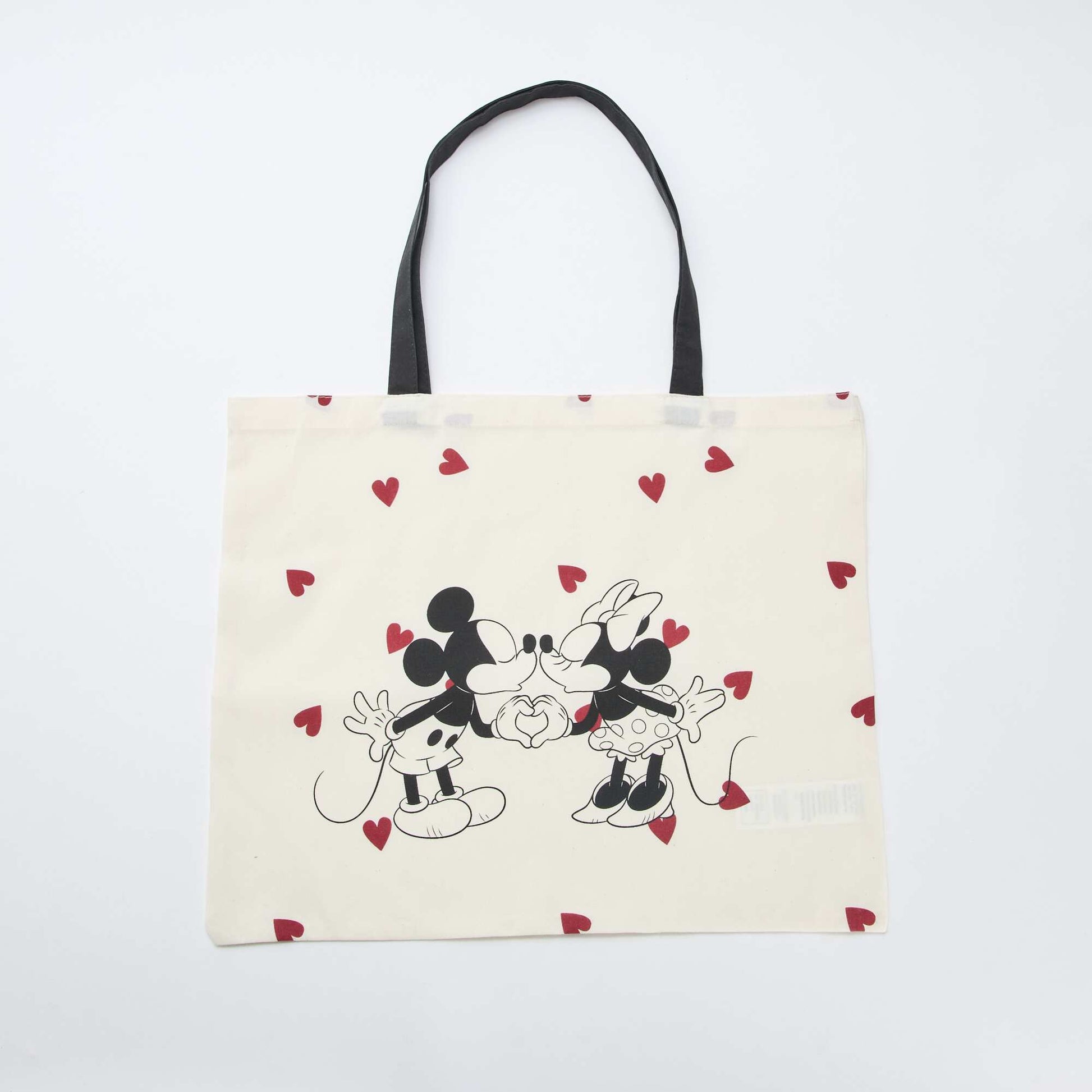 Tote bag XL en tissu 'Simba' BEIGE