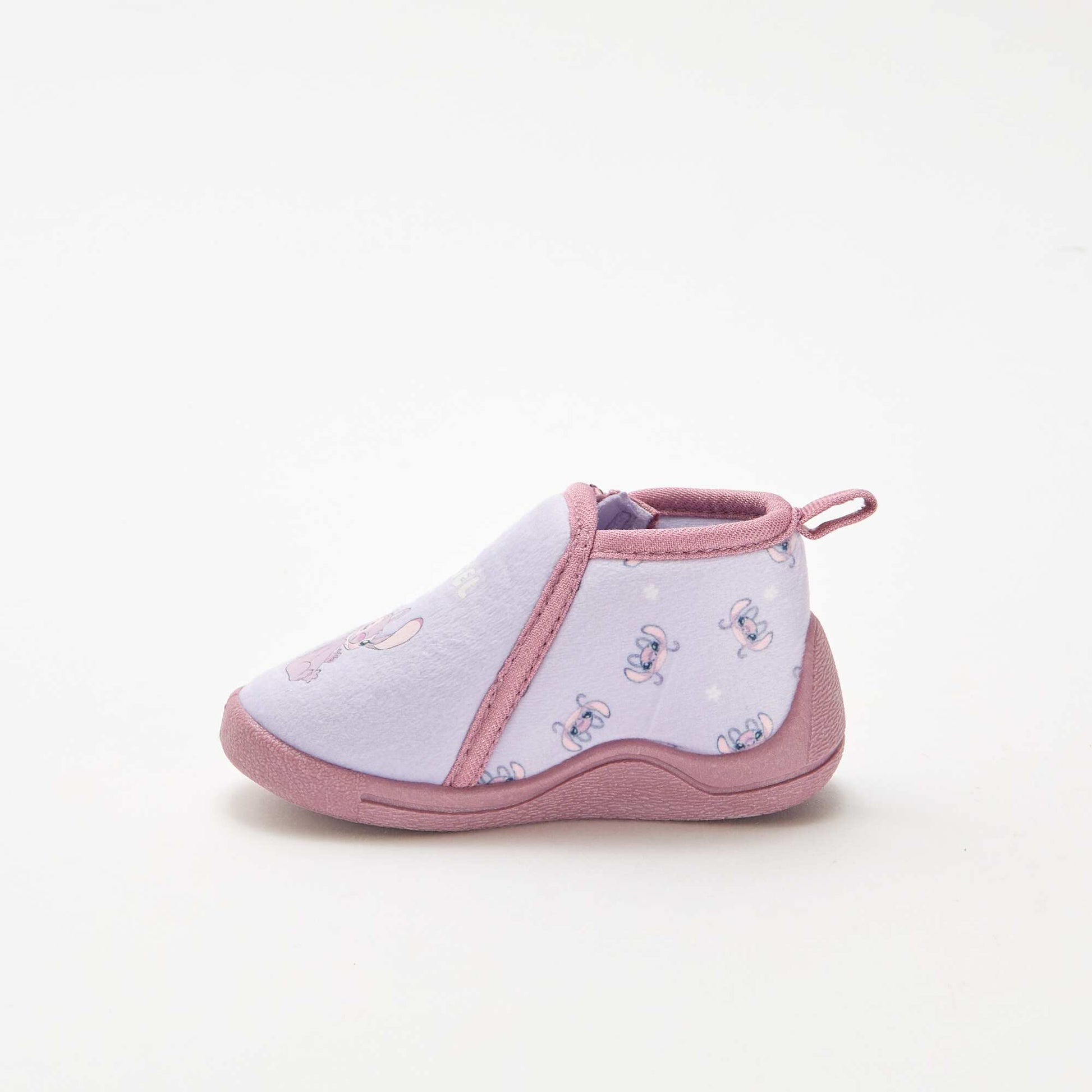 Chaussons zippés 'Angel' 'Stitch' ROSE