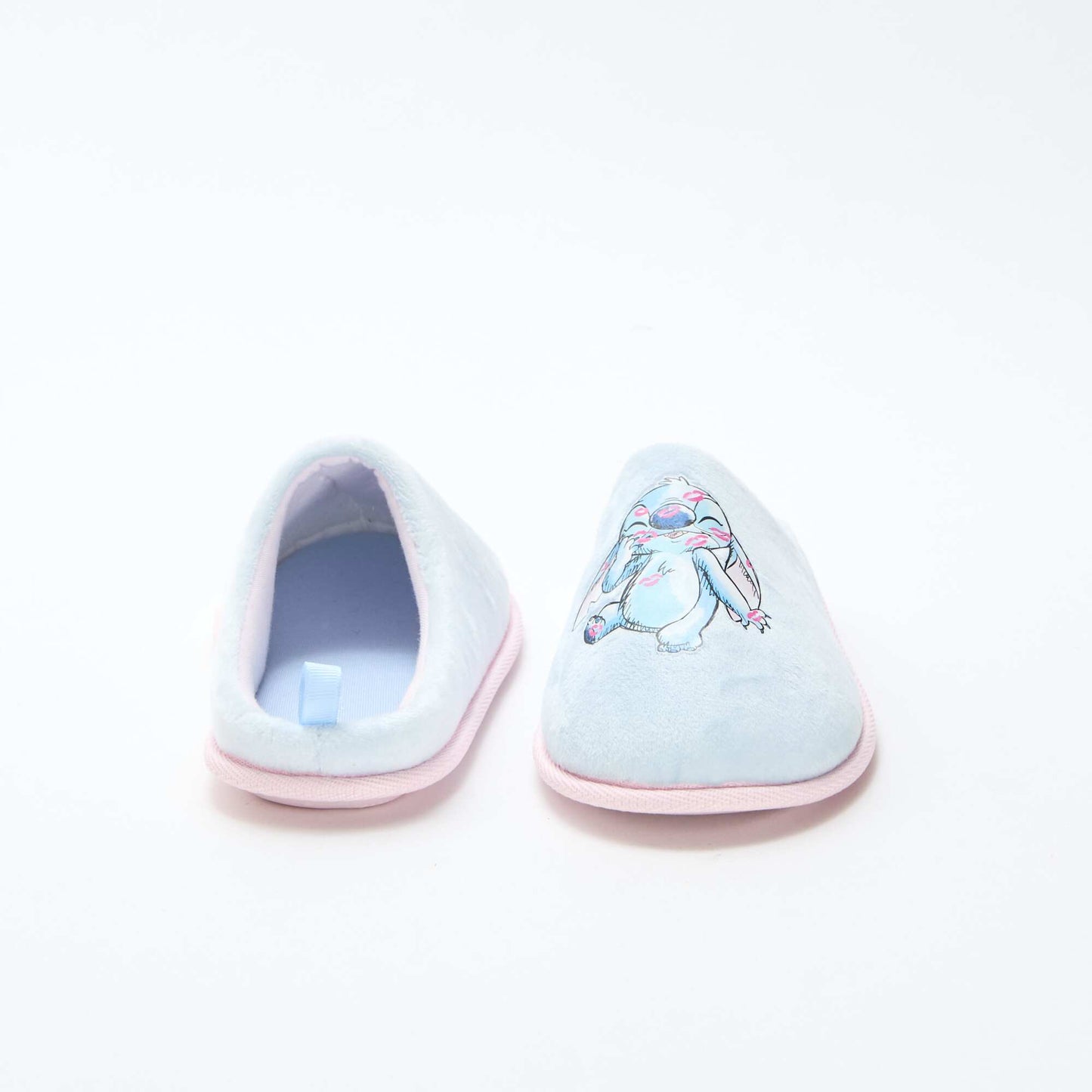 Chaussons mules 'Stitch' BLEU