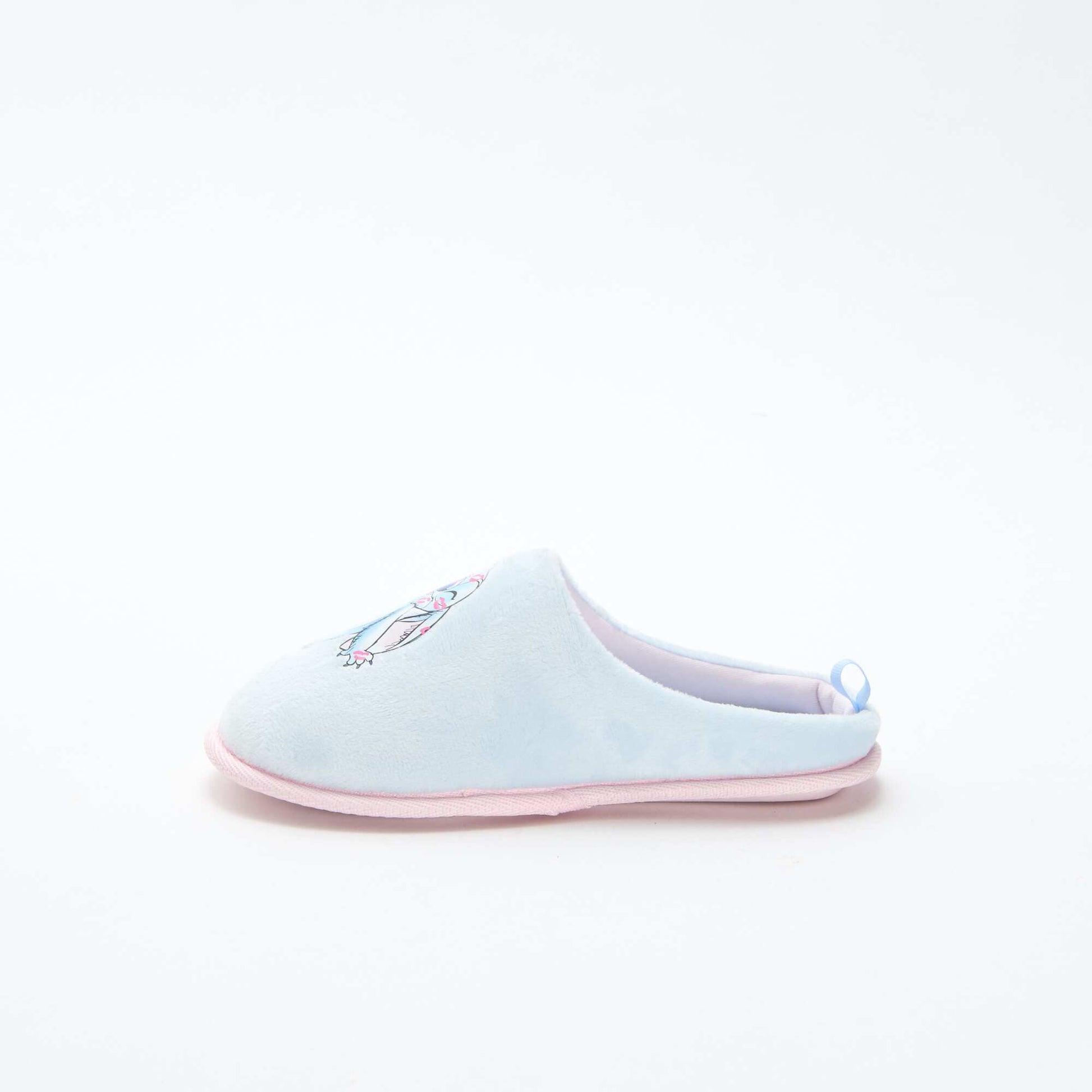 Chaussons mules 'Stitch' BLEU