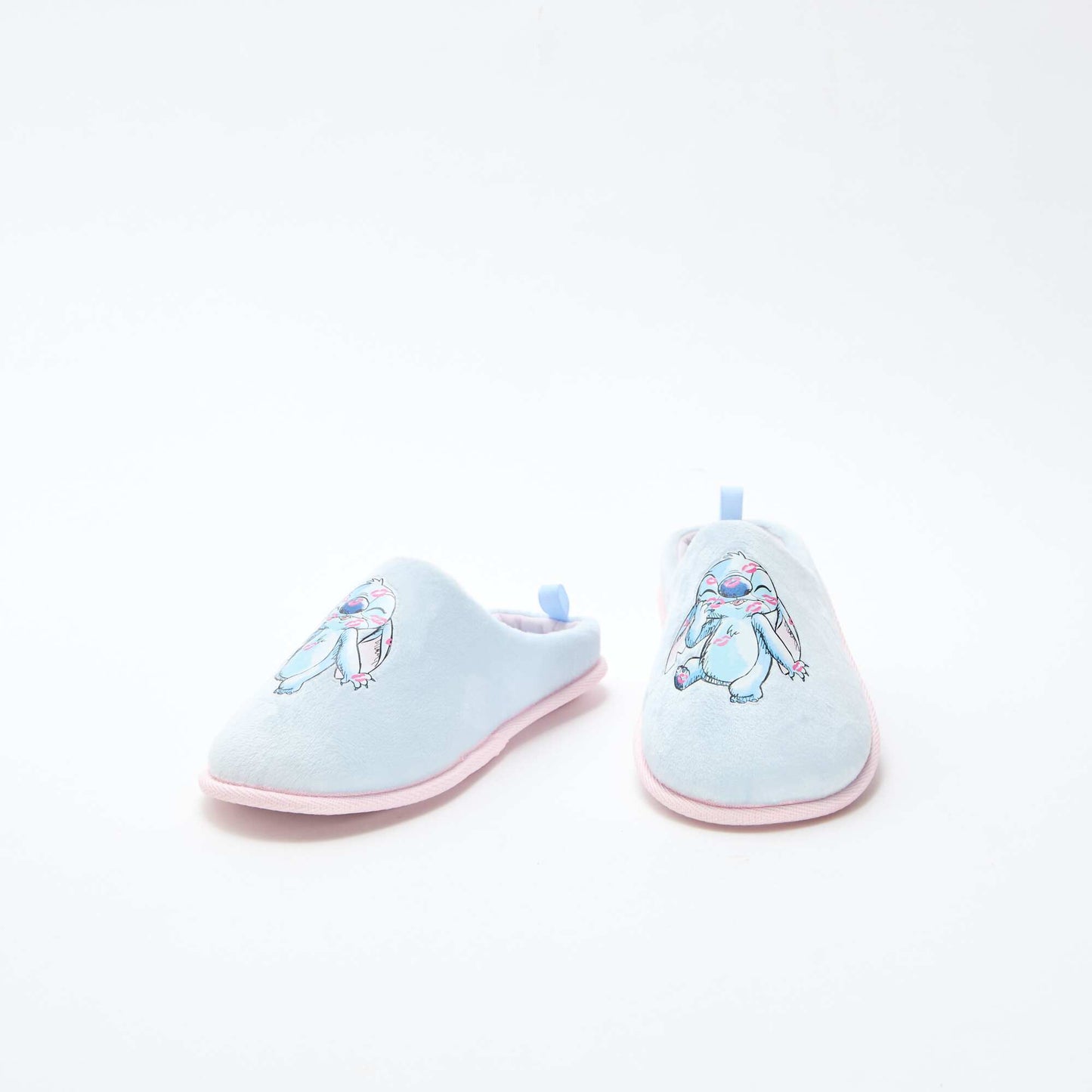 Chaussons mules 'Stitch' BLEU