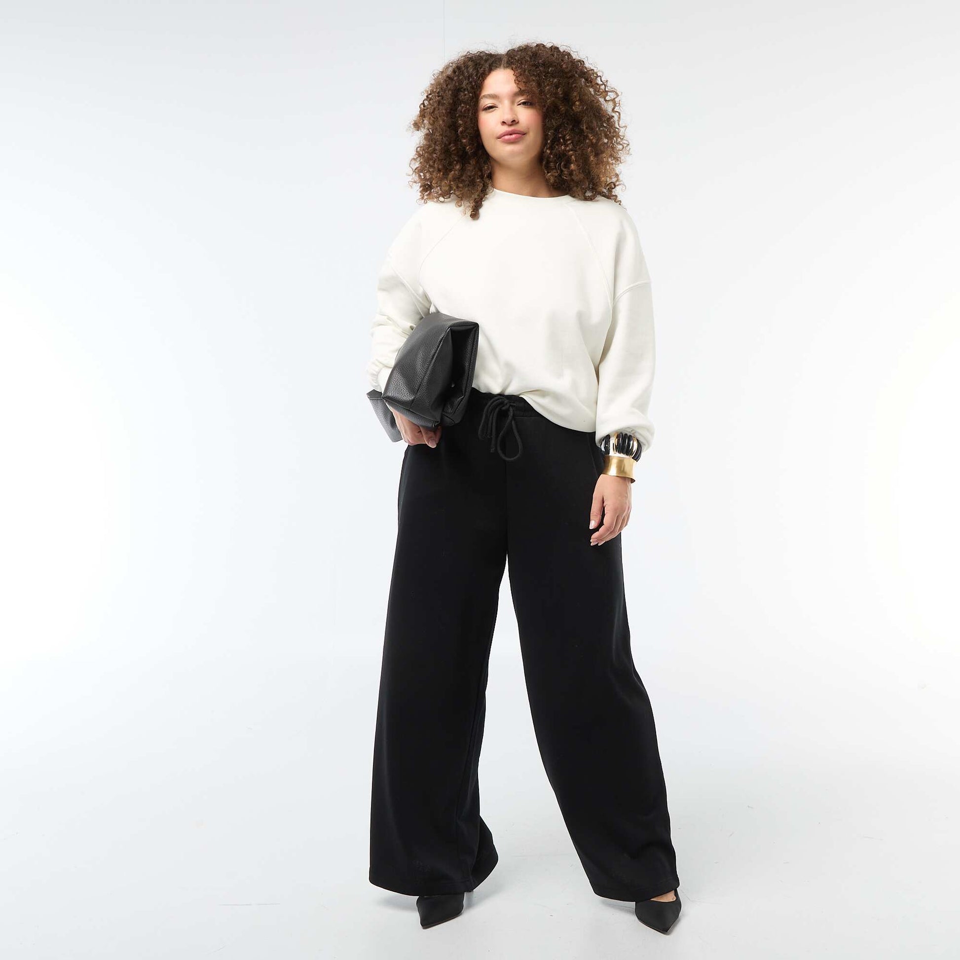 Jogging large uni NOIR