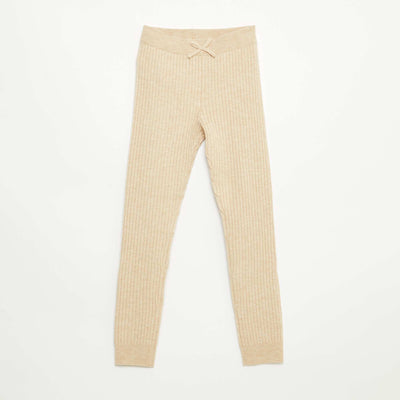 Legging en tricot BEIGE