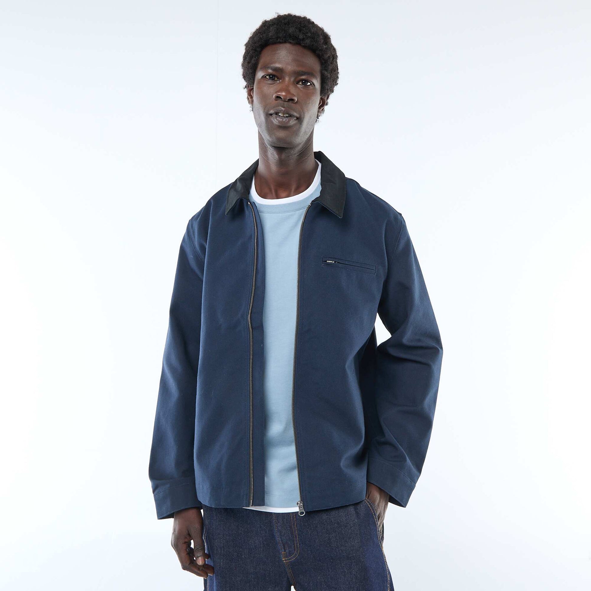 Blouson style workwear BLEU