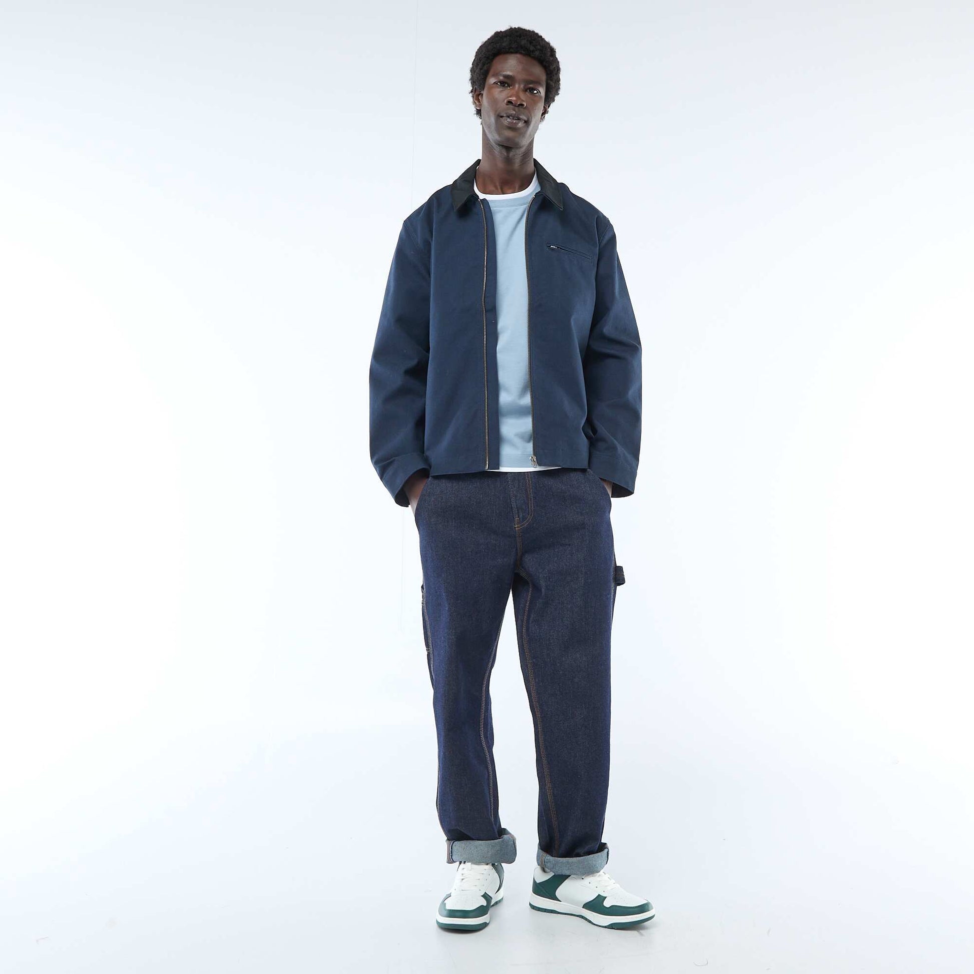 Blouson style workwear BLEU