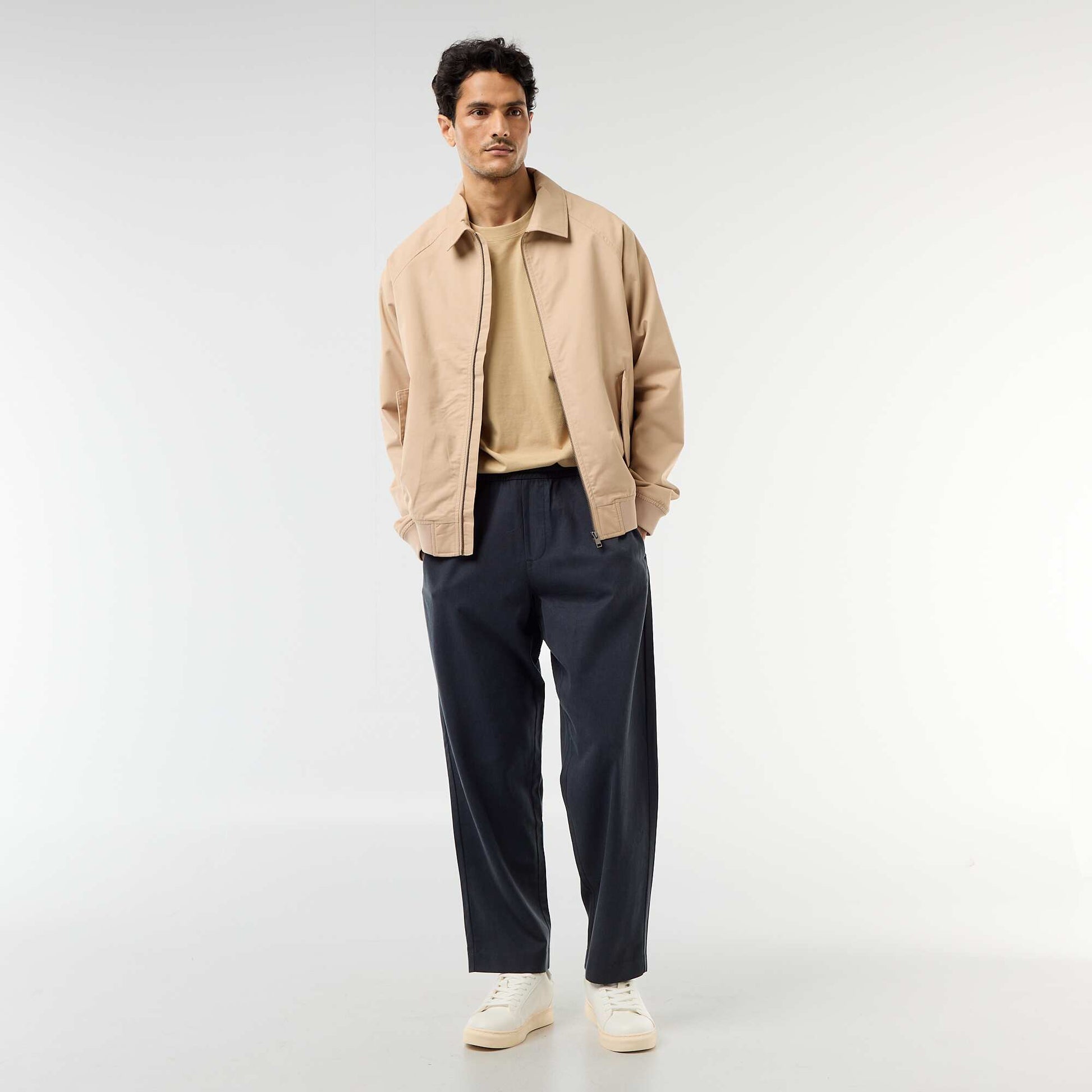 Blouson en twill BEIGE