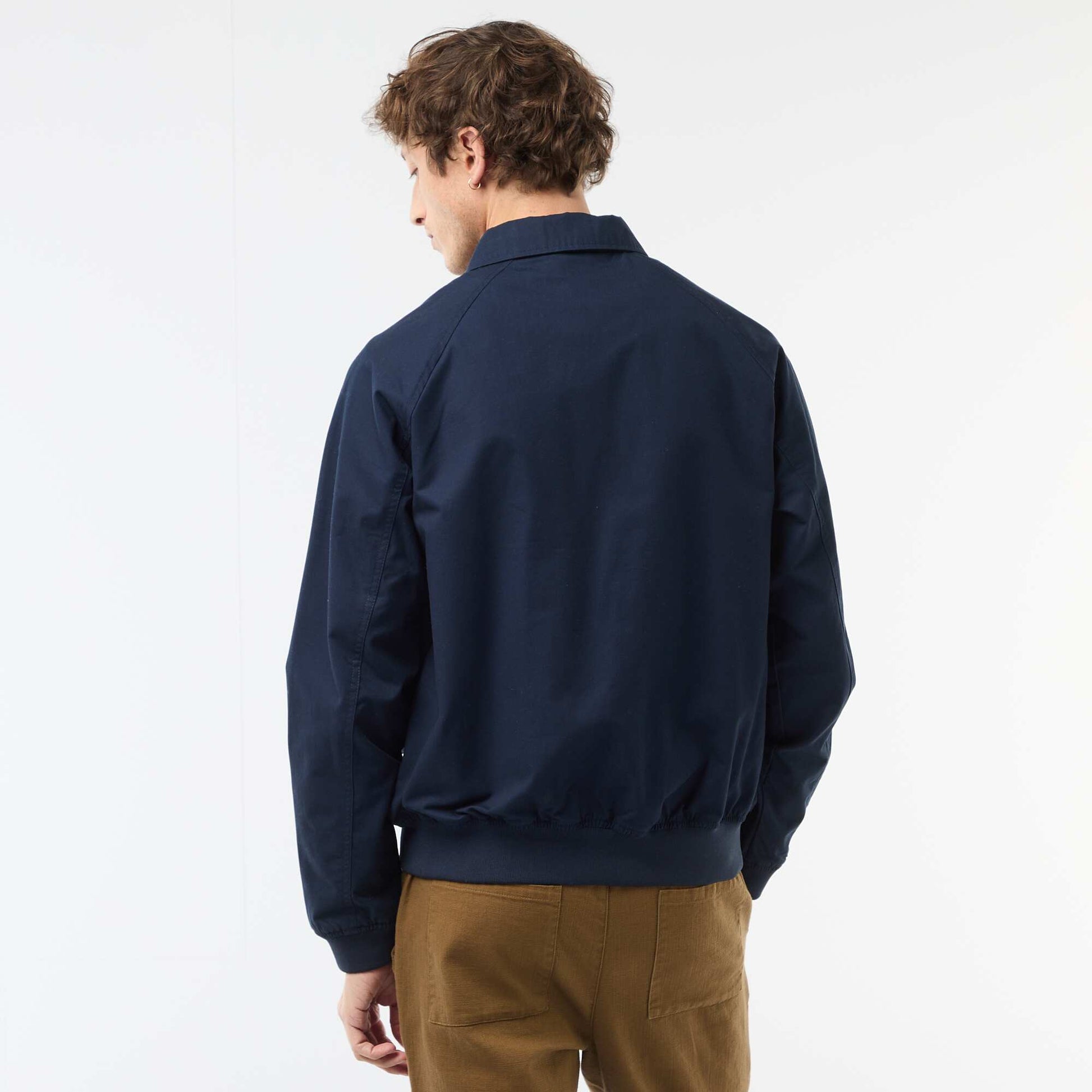 Blouson en twill BLEU