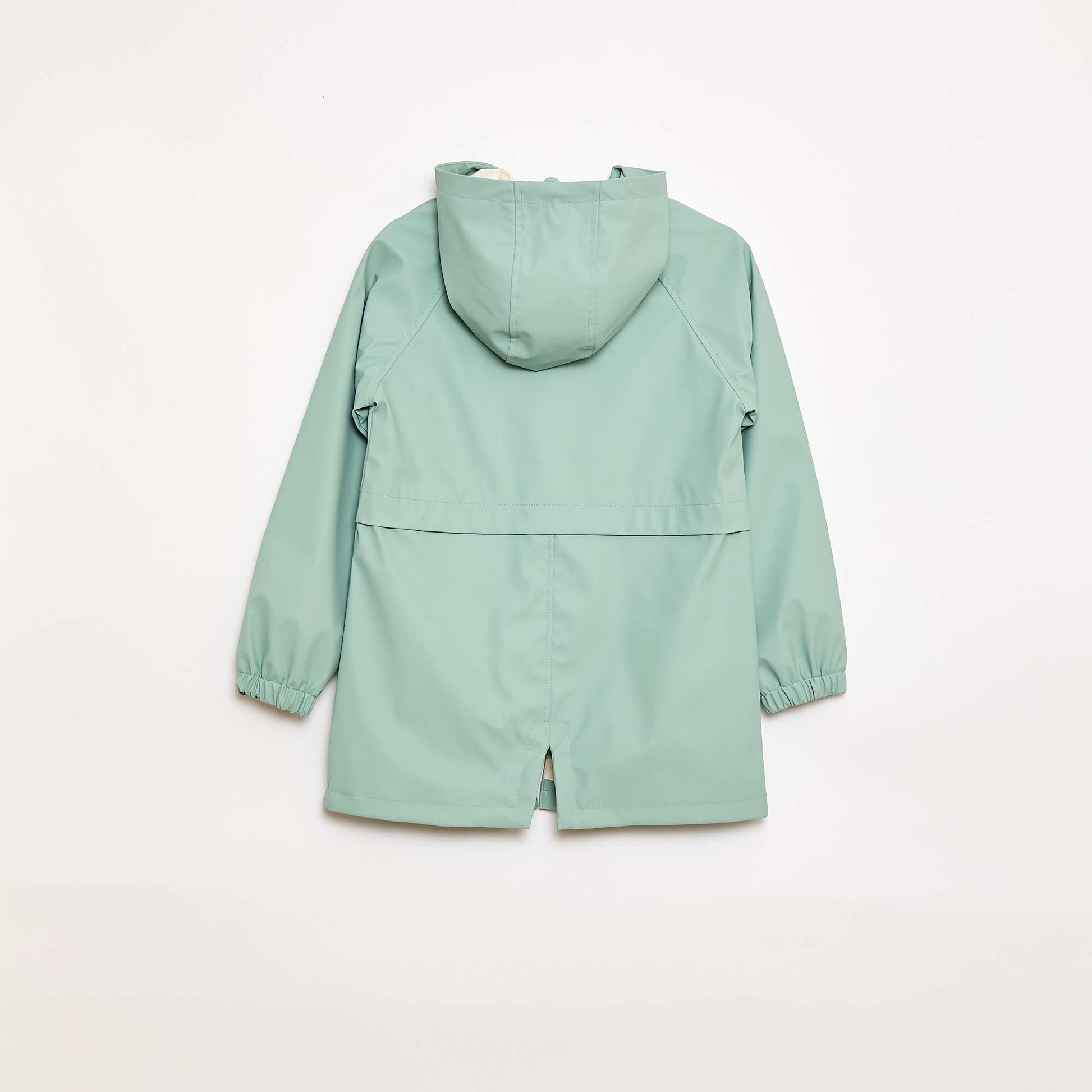 Parka à capuche en caoutchouc VERT