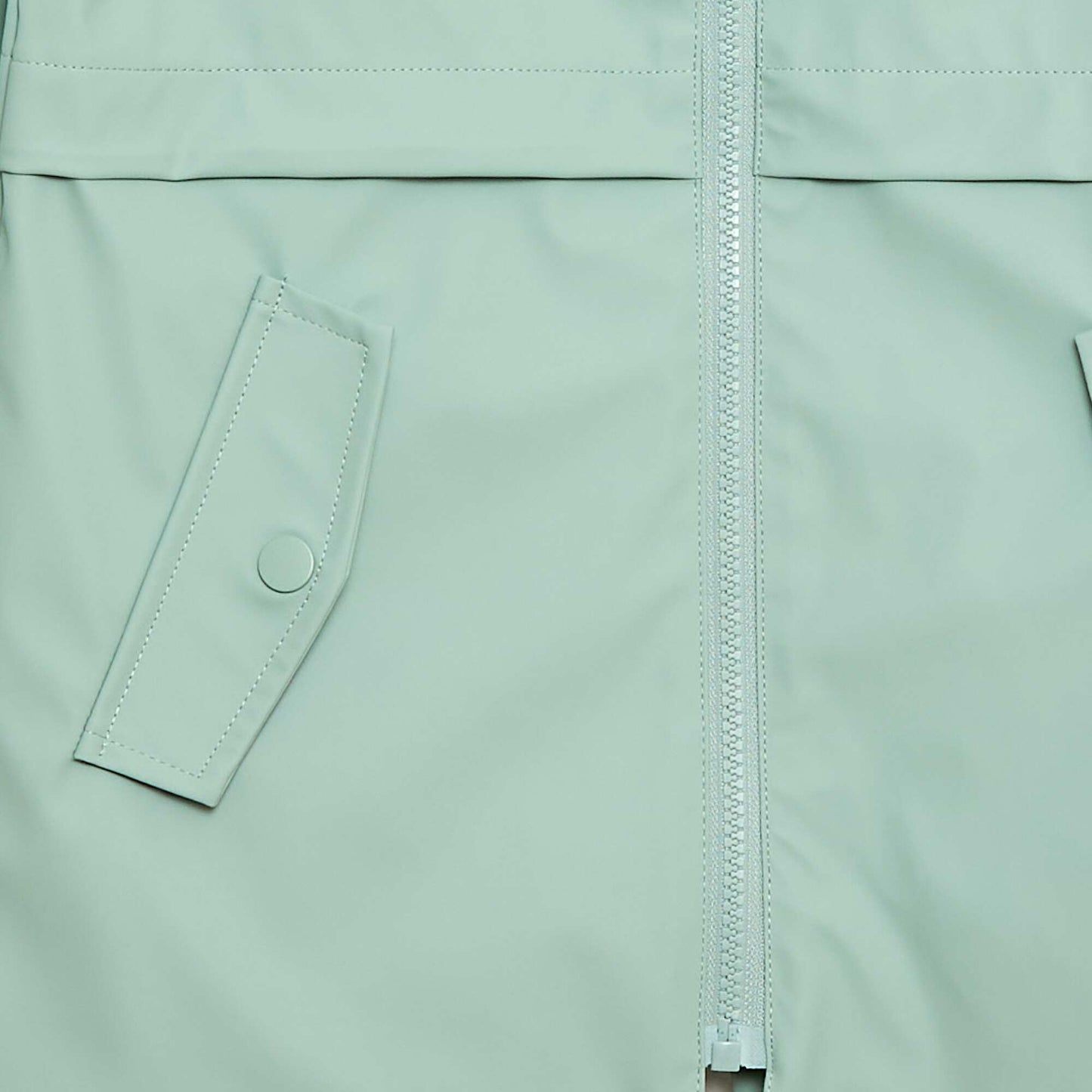 Parka à capuche en caoutchouc VERT