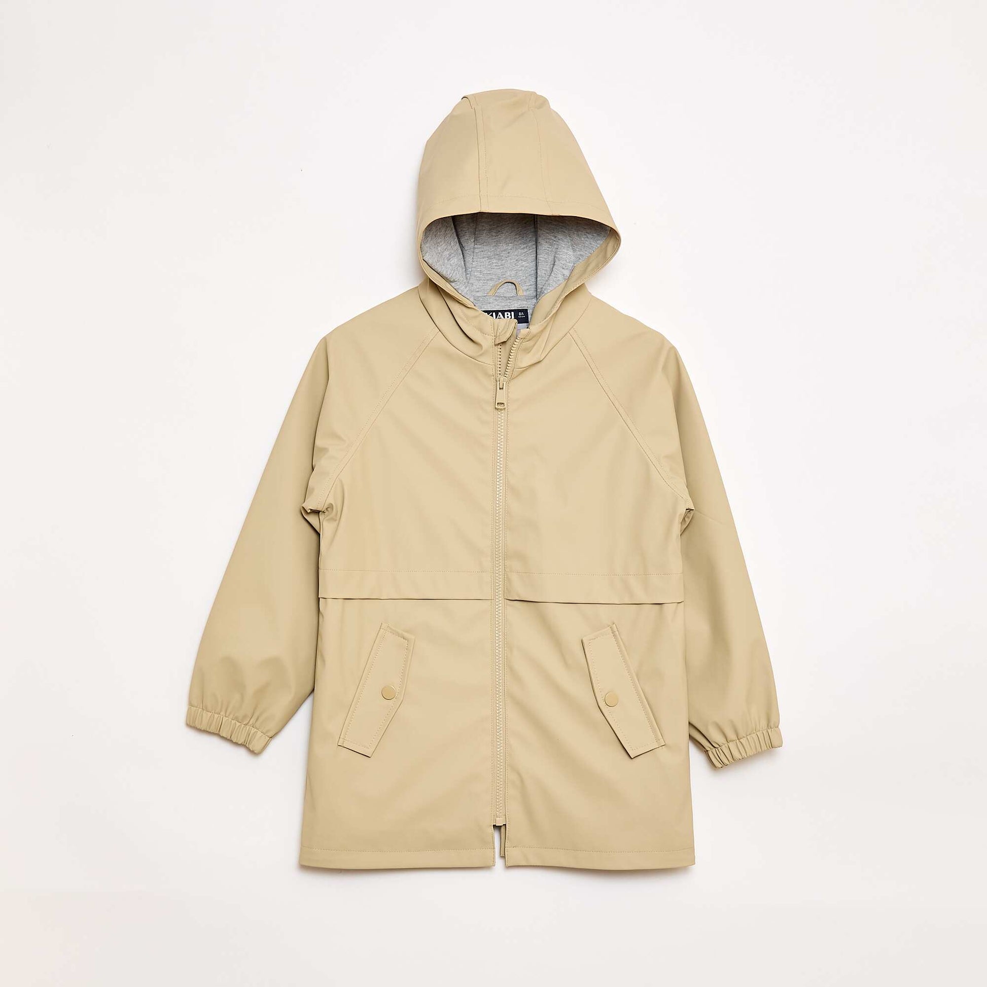 Parka à capuche déperlante BEIGE