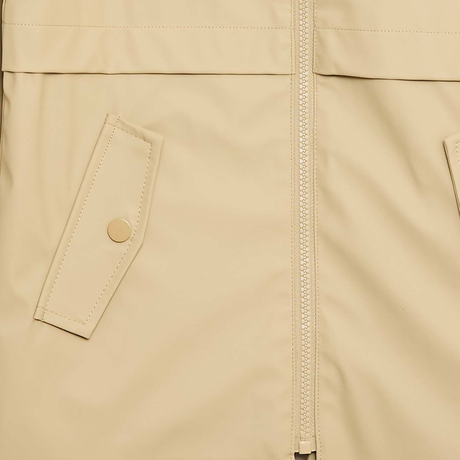 Parka à capuche déperlante BEIGE