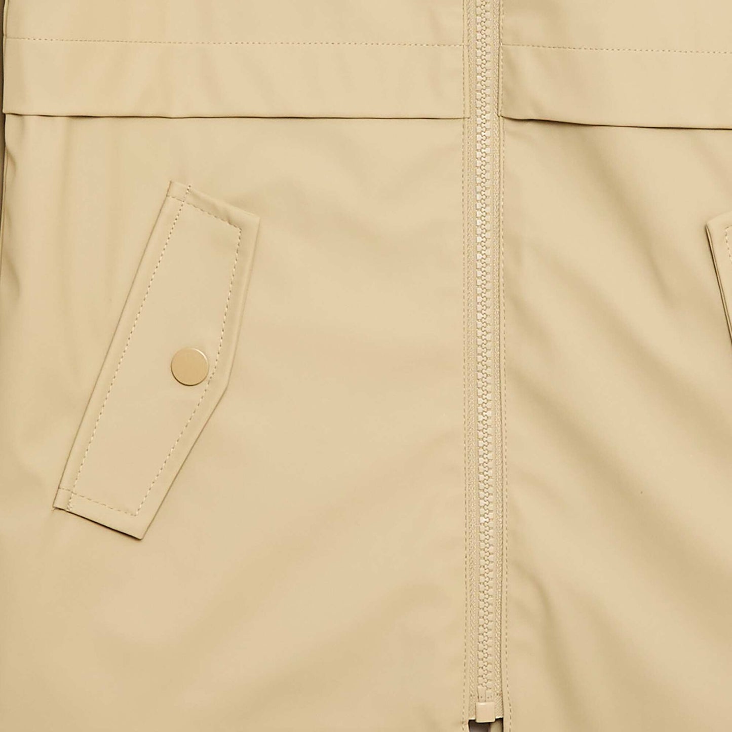 Parka à capuche déperlante BEIGE