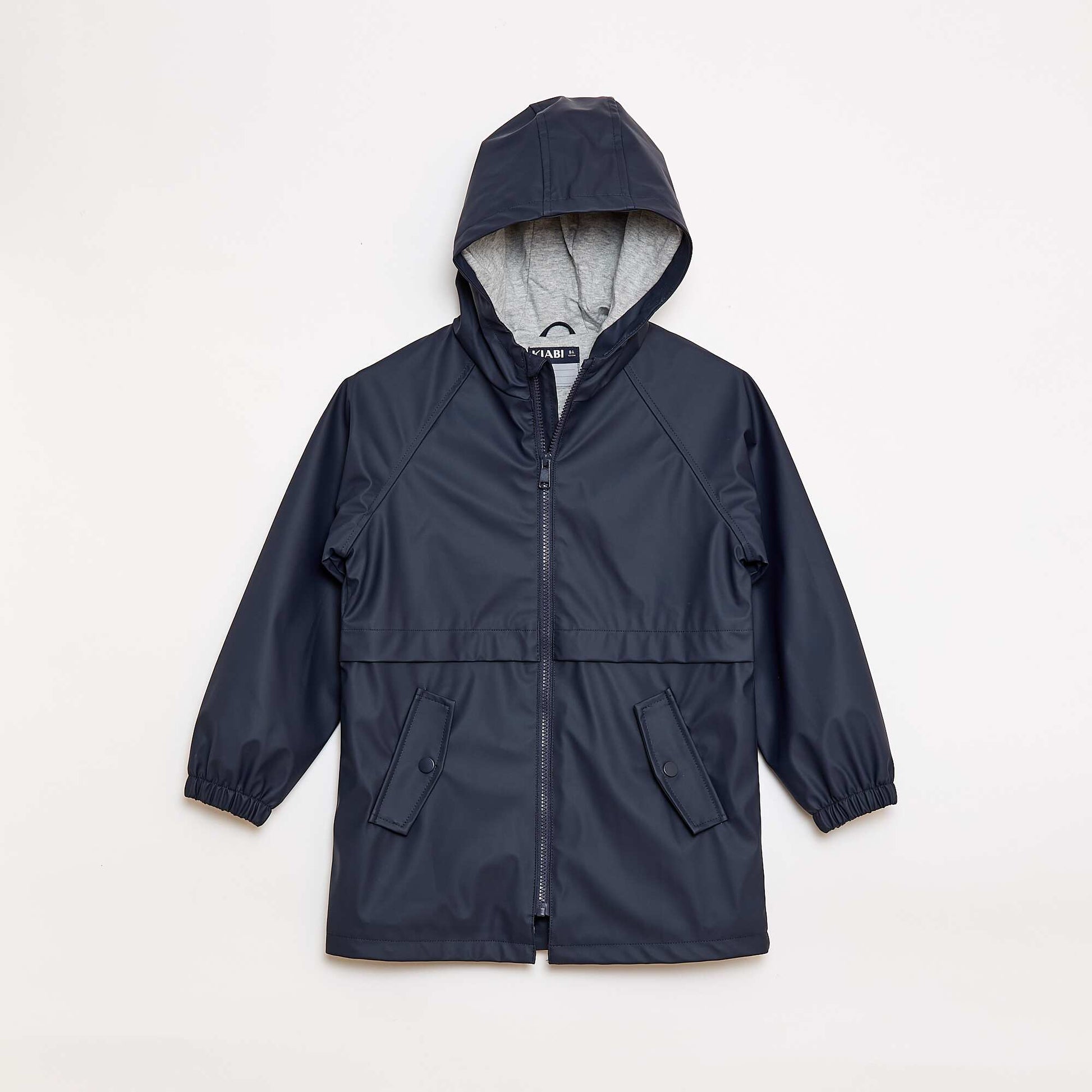 Parka à capuche déperlante BLEU