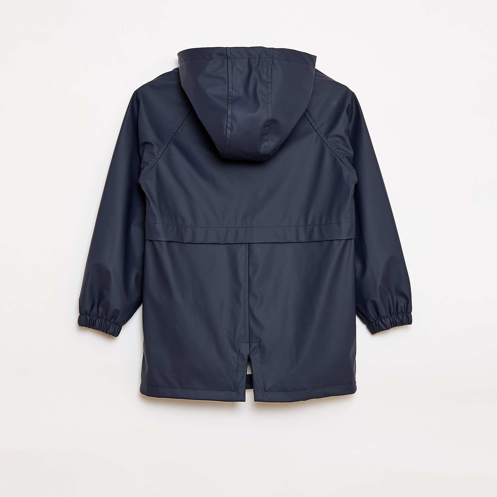 Parka à capuche déperlante BLEU