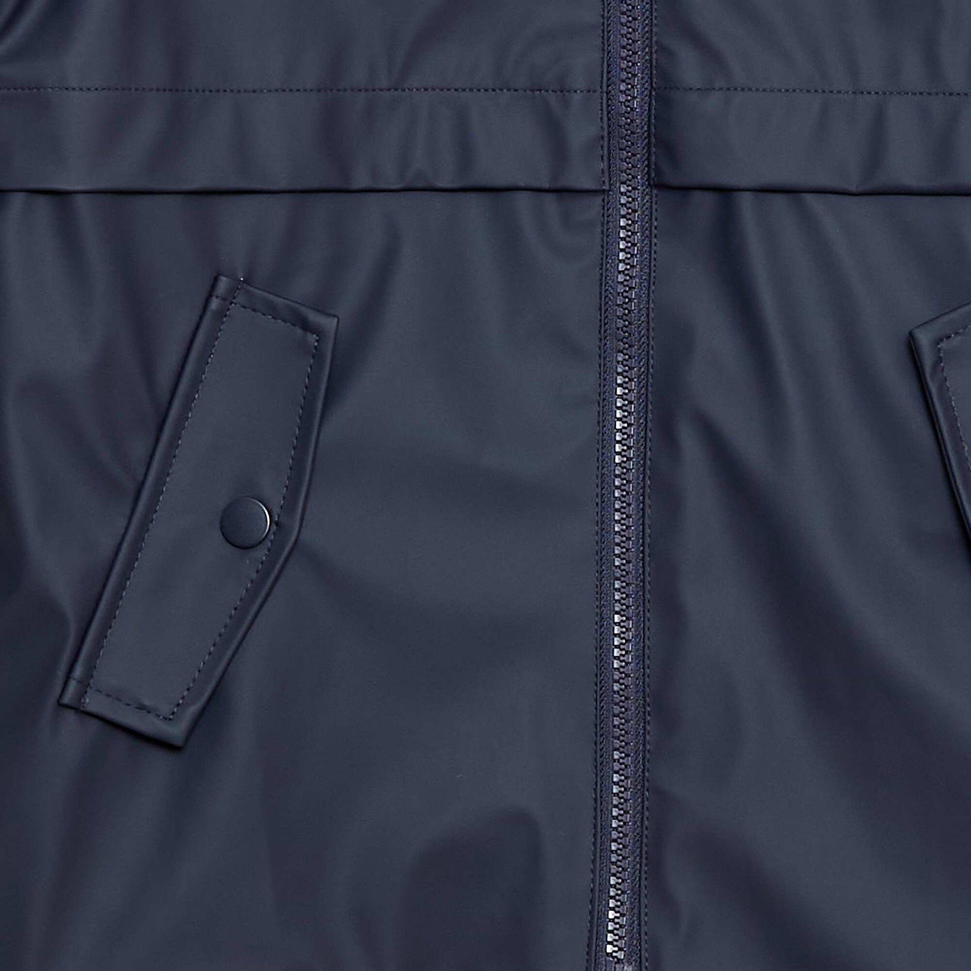 Parka à capuche déperlante BLEU