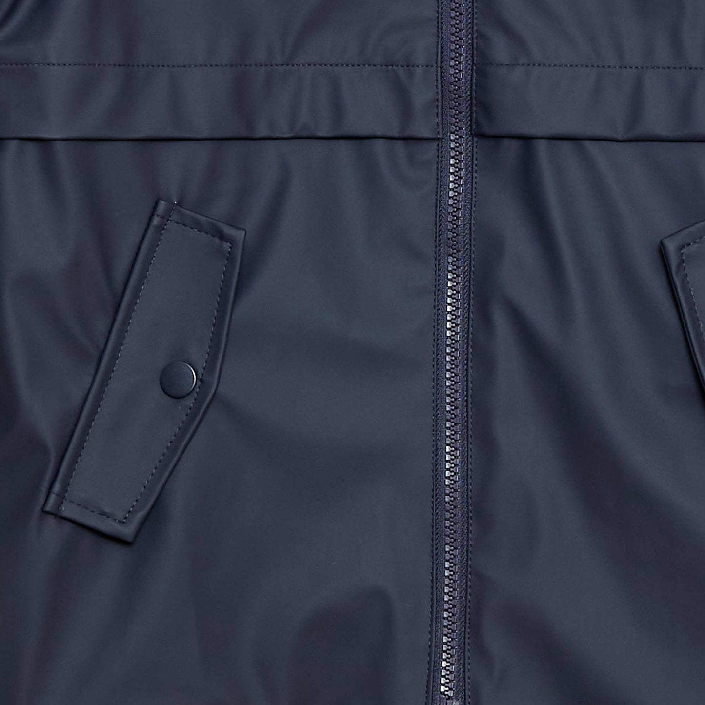 Parka à capuche déperlante BLEU