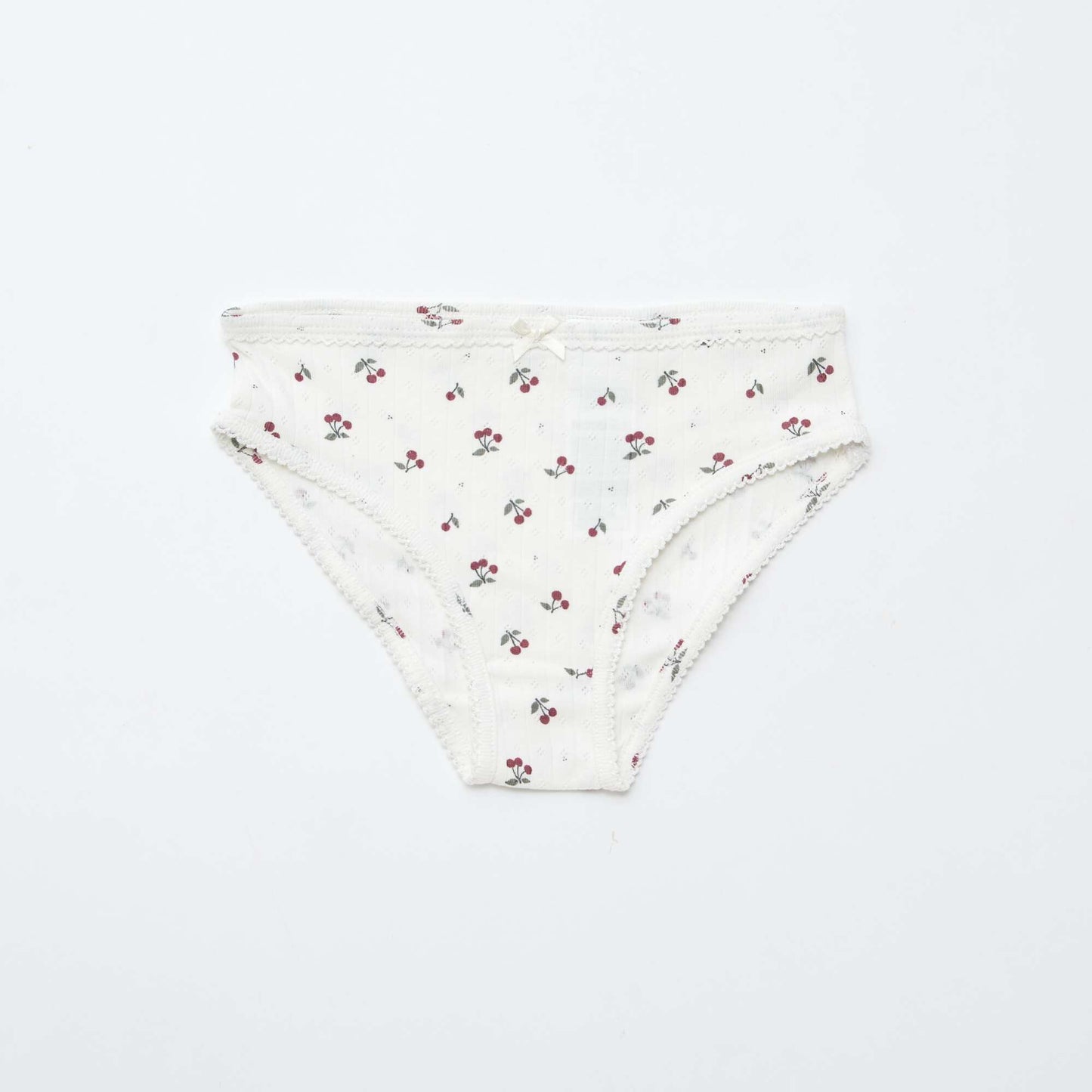 Lot de 3 culottes en maille pointelle ROSE