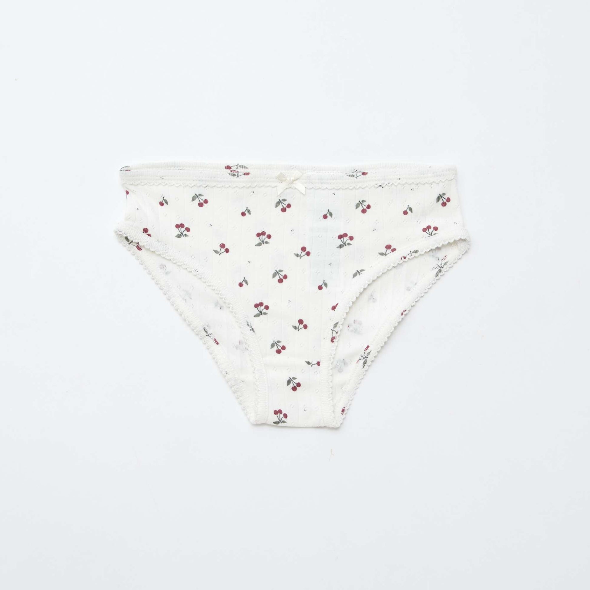 Lot de 3 culottes en maille pointelle ROSE