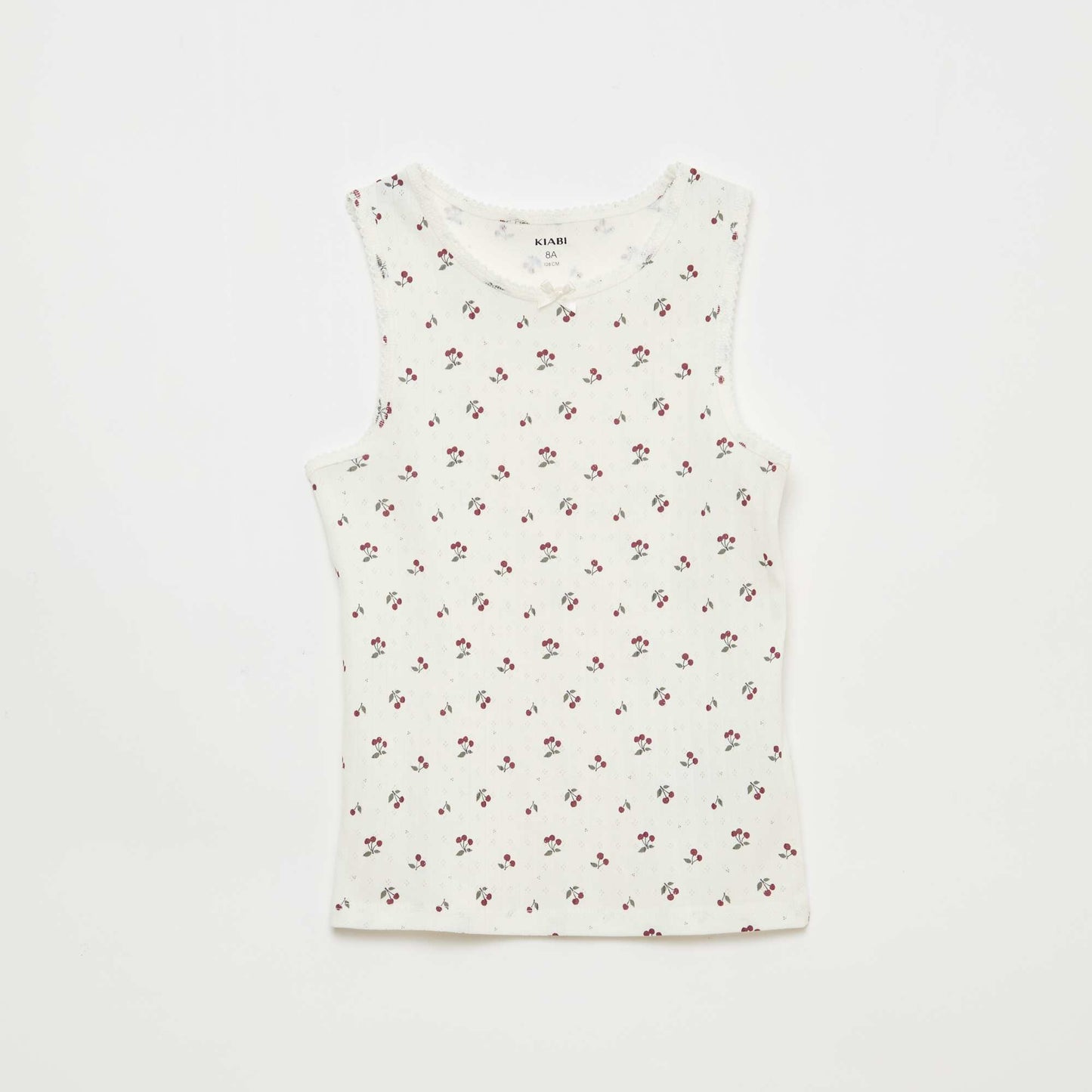 Lot de 3 débardeurs en maille pointelle ROSE