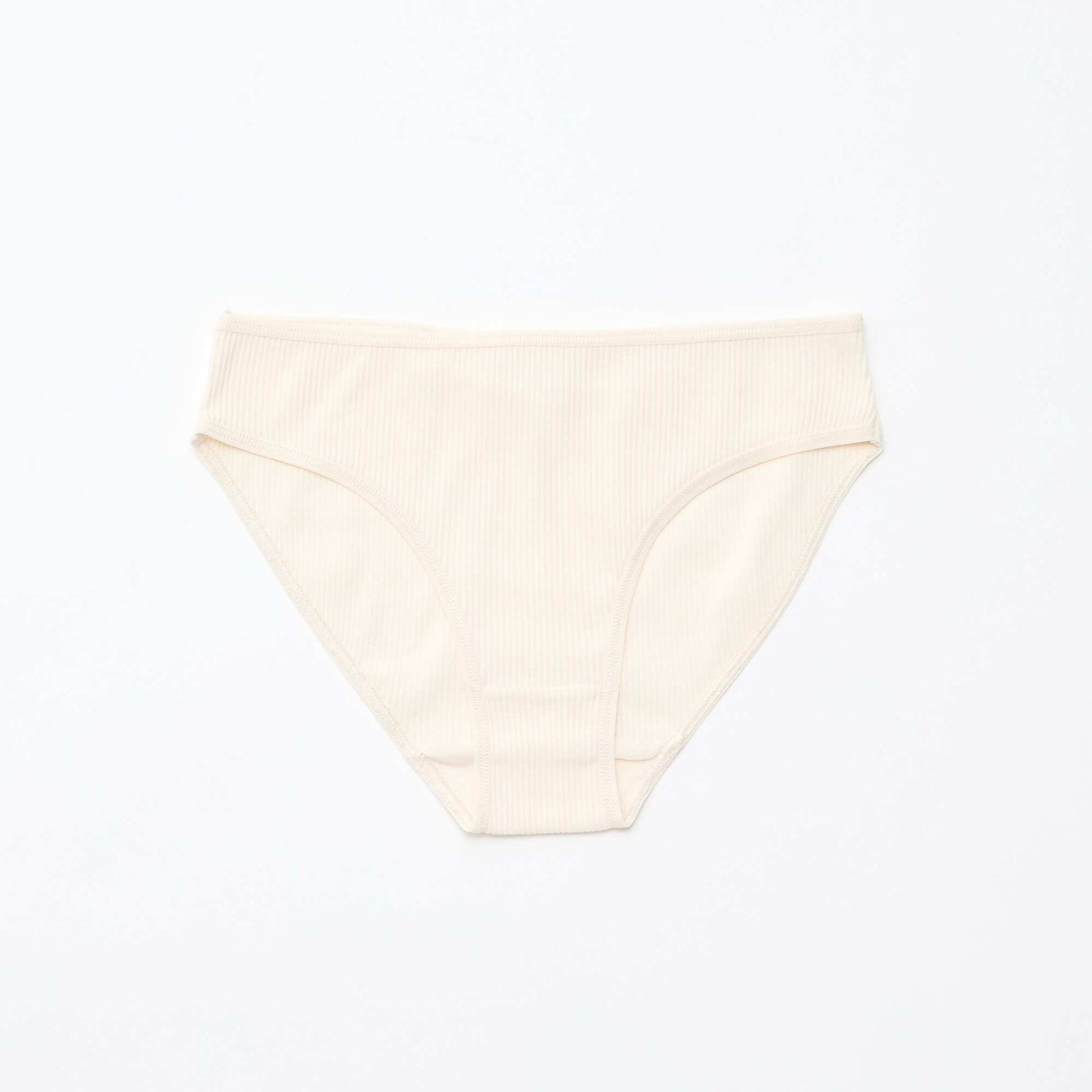 Lot de 5 culottes en maille côtelée ROSE