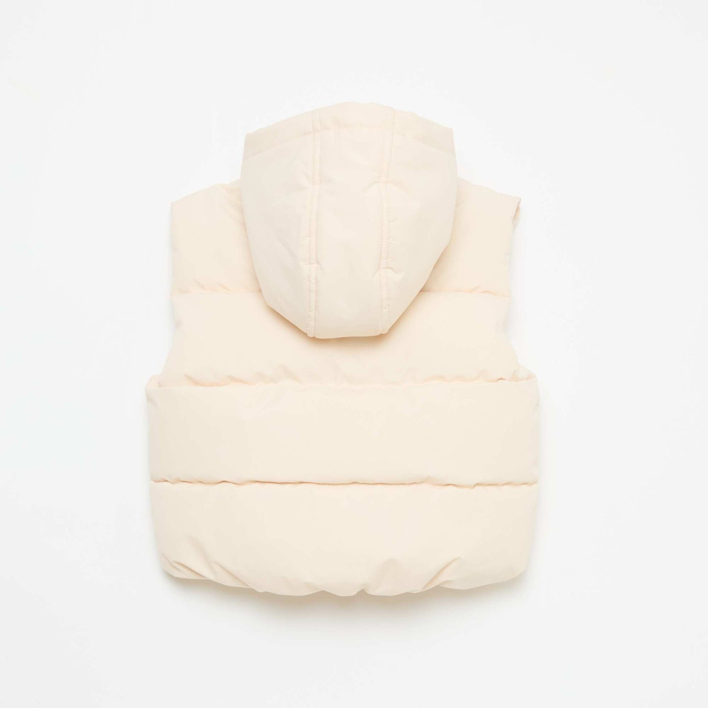 Doudoune sans manches matelassée BEIGE