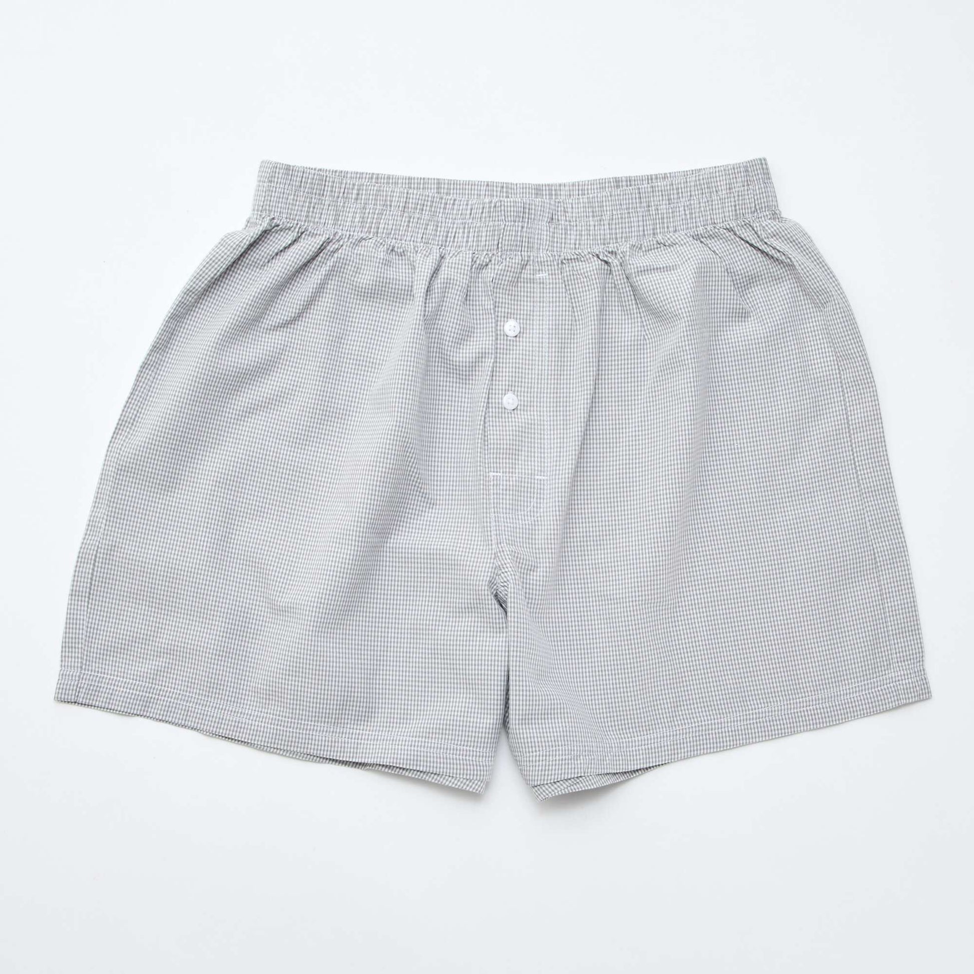 Lot de 5 caleçons en coton GRIS