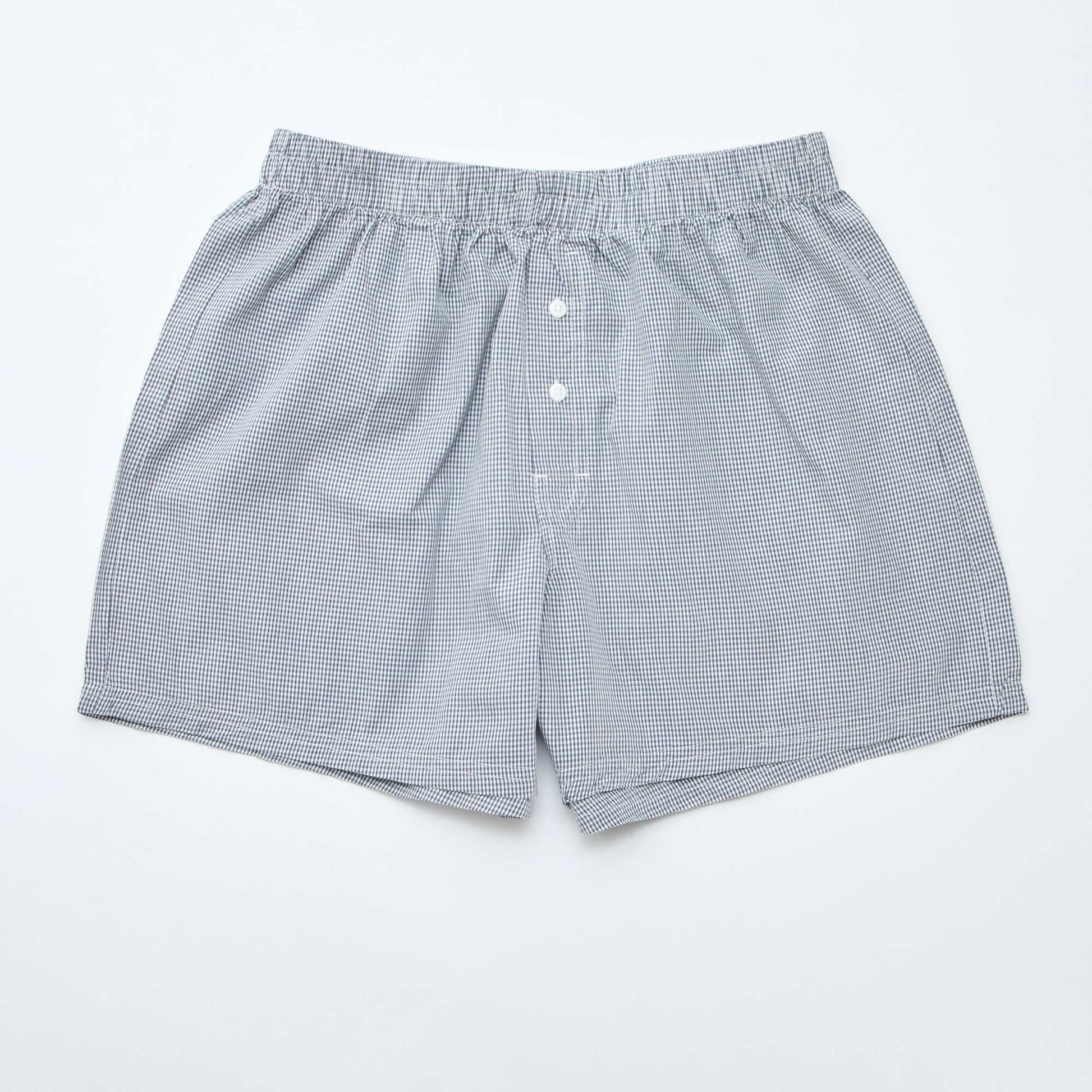 Lot de 5 caleçons en coton GRIS