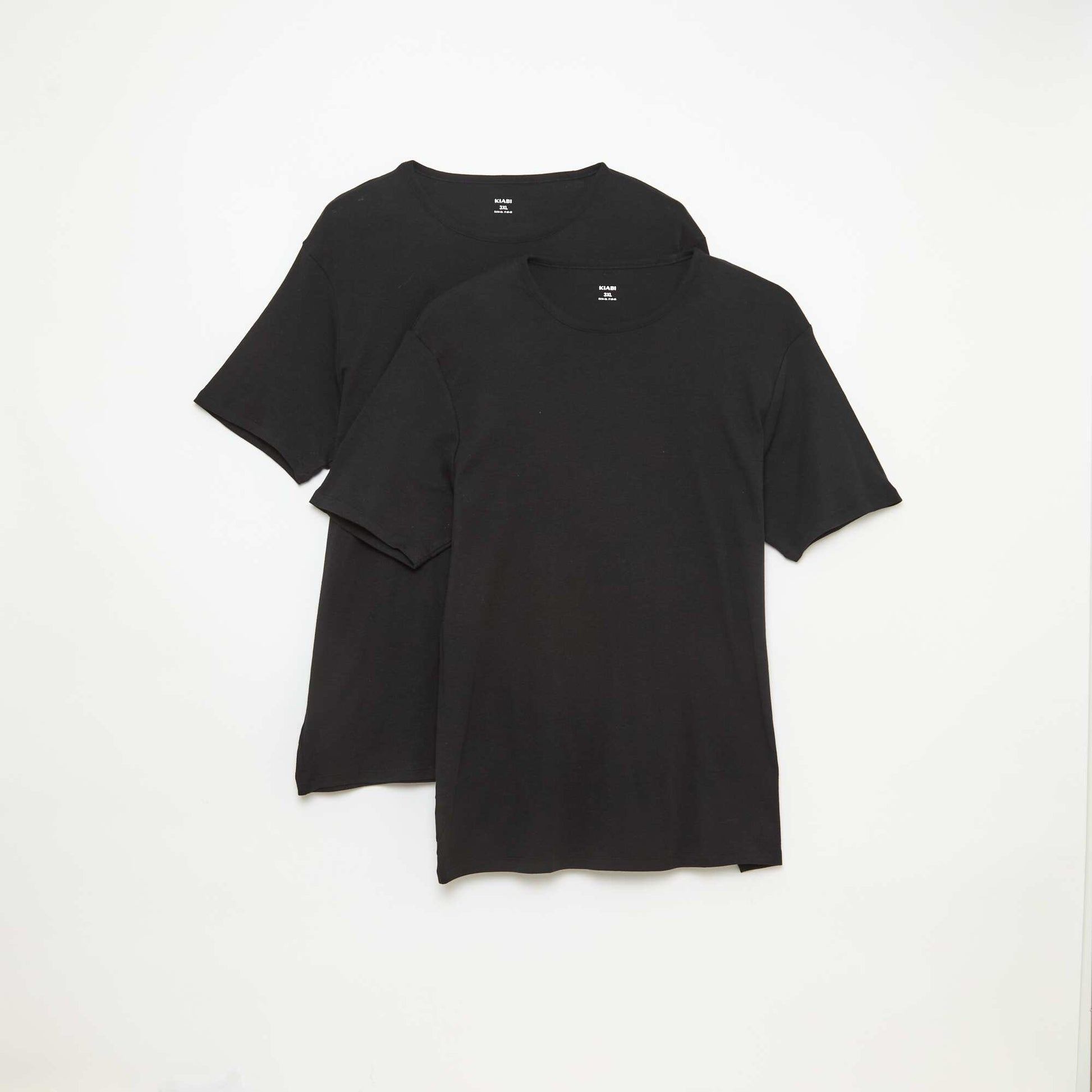 Lot de t-shirt en maille jersey - 2 pièces BLANC