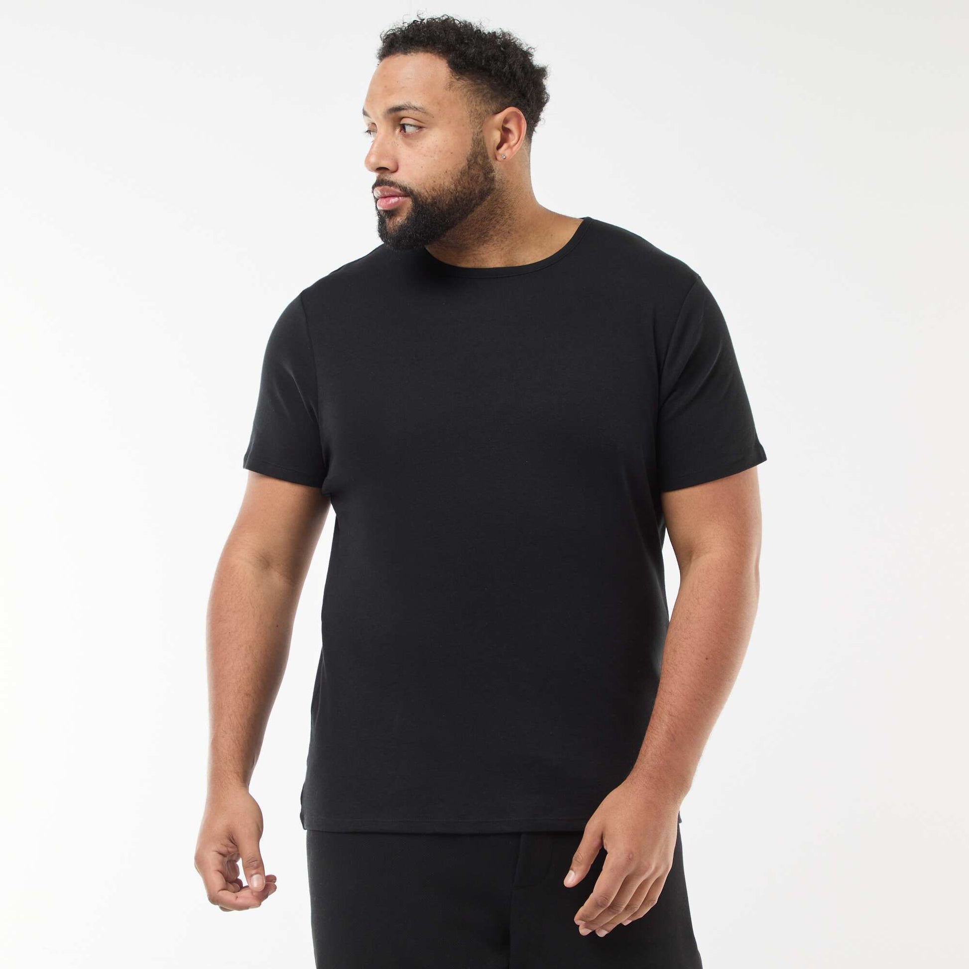 Lot de t-shirt en maille jersey - 2 pièces BLANC