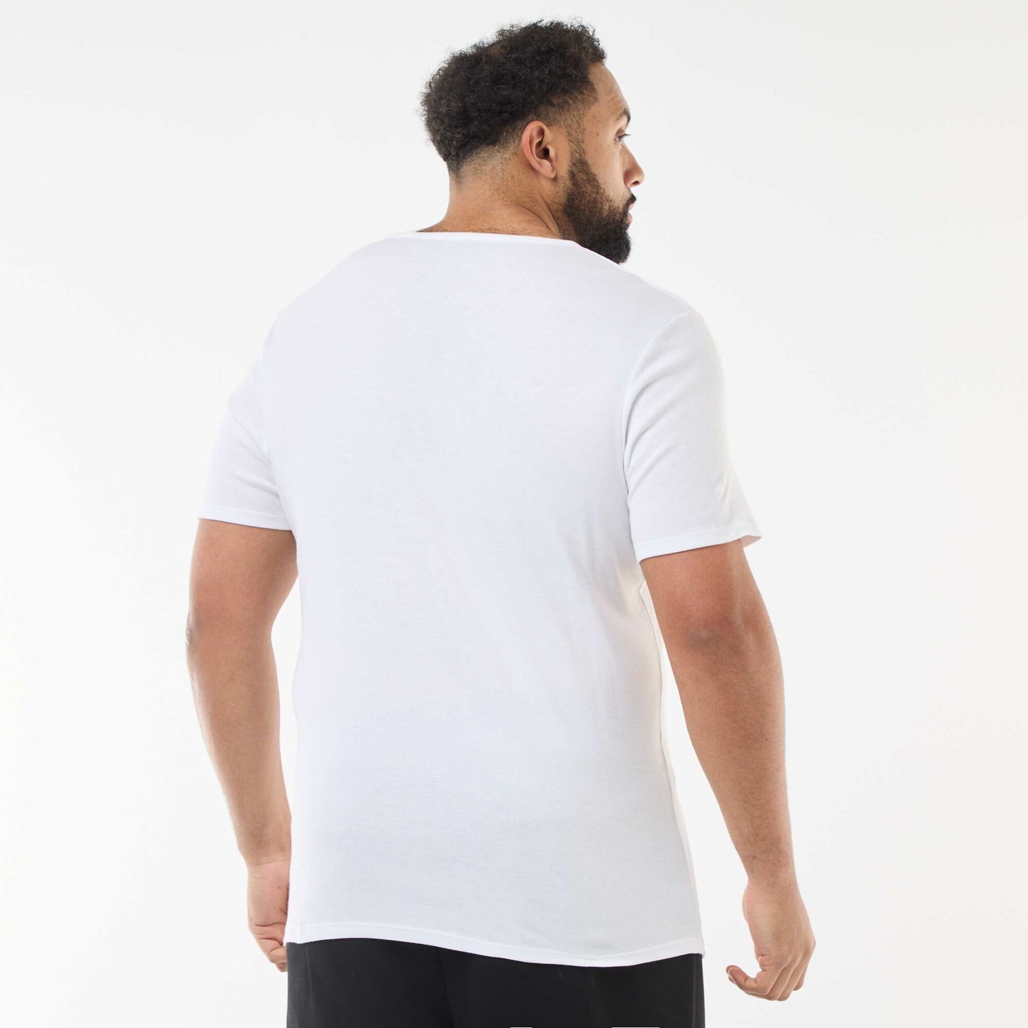 Lot de t-shirt en maille jersey - 2 pièces BLANC