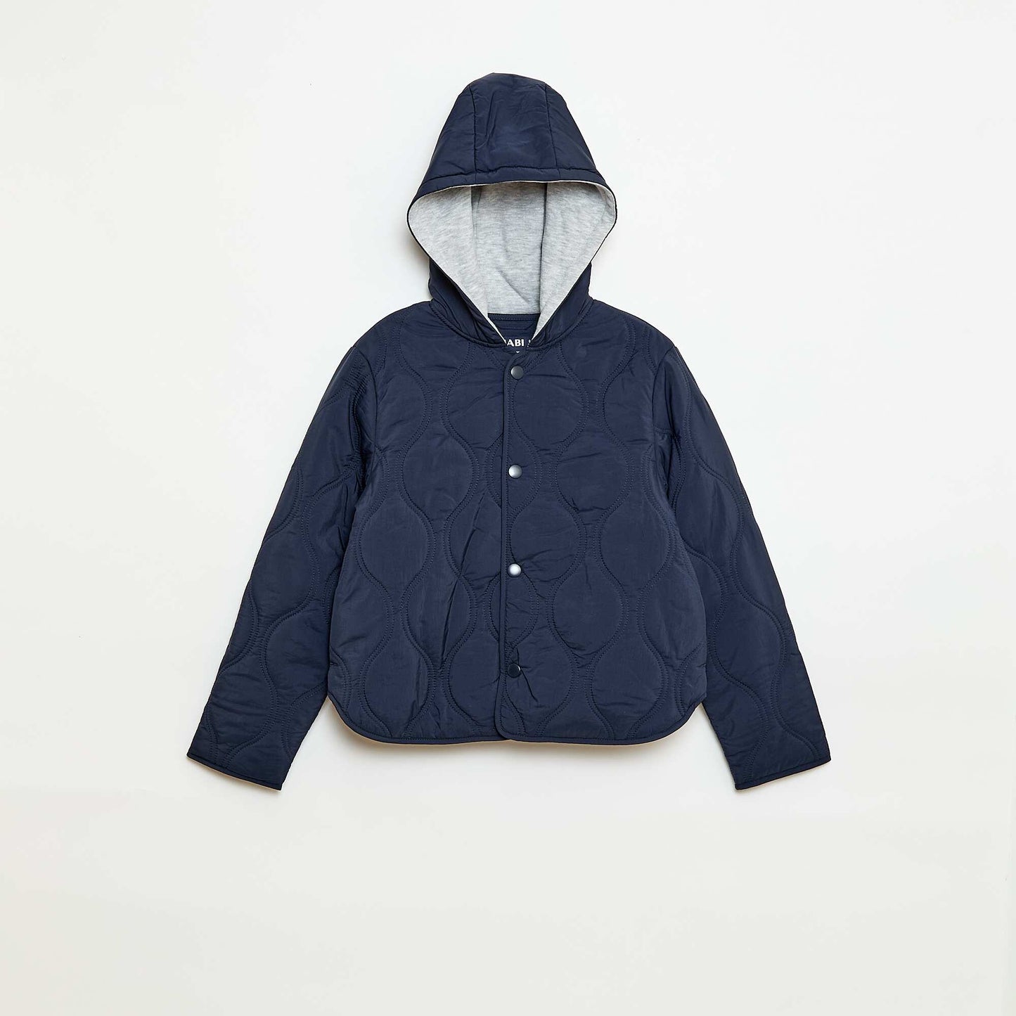 Blouson à capuche matelassé BLEU