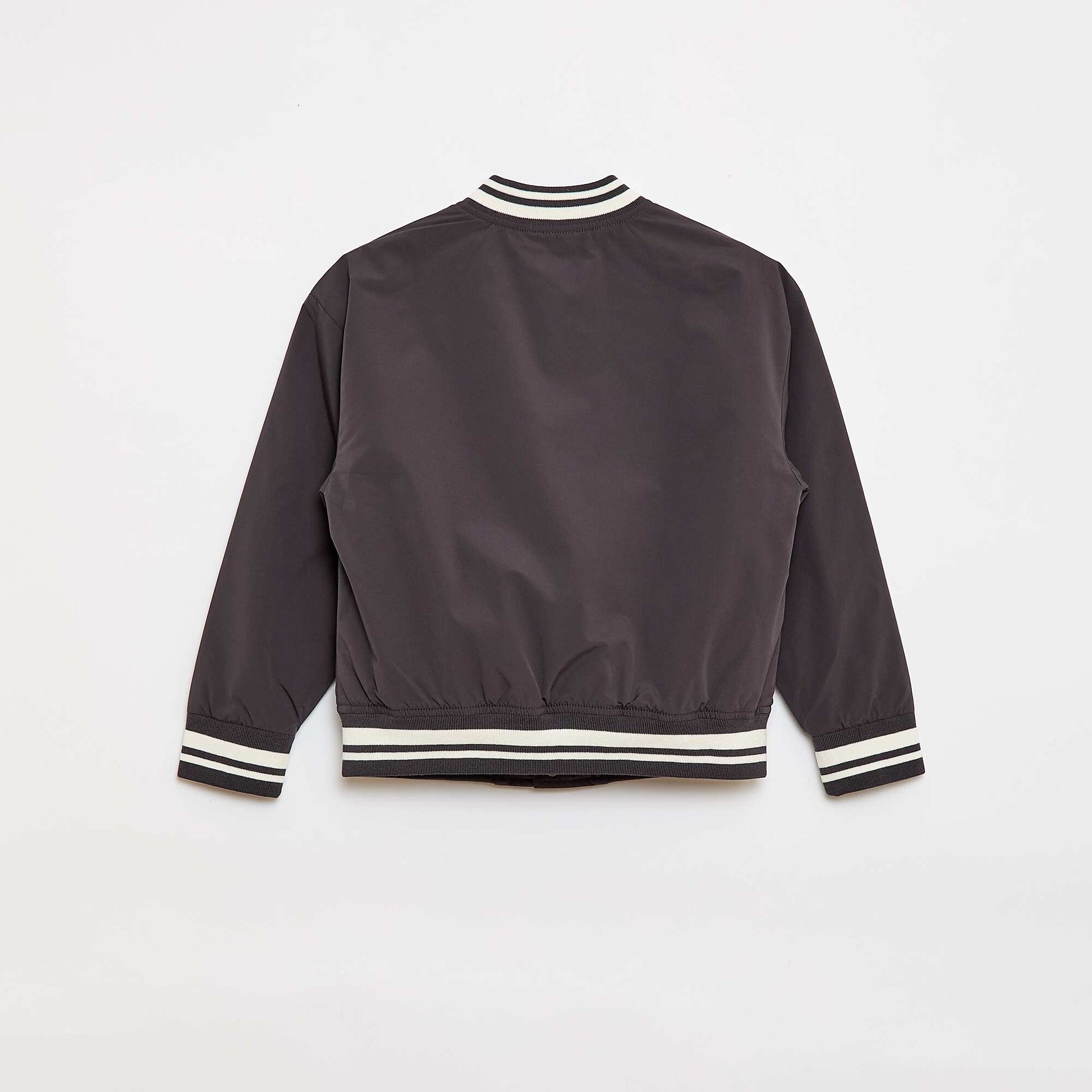 Blouson forme aviateur à pressions NOIR