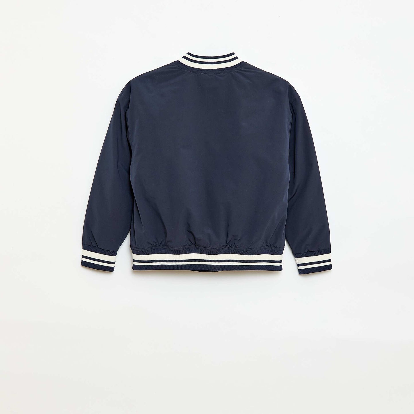 Blouson forme aviateur à pressions BLEU