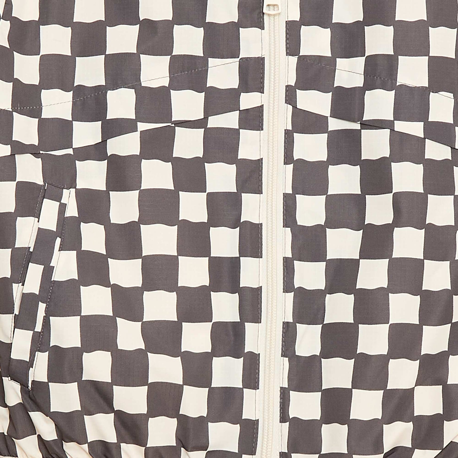 Blouson coupe-vent à capuche à capuche GRIS
