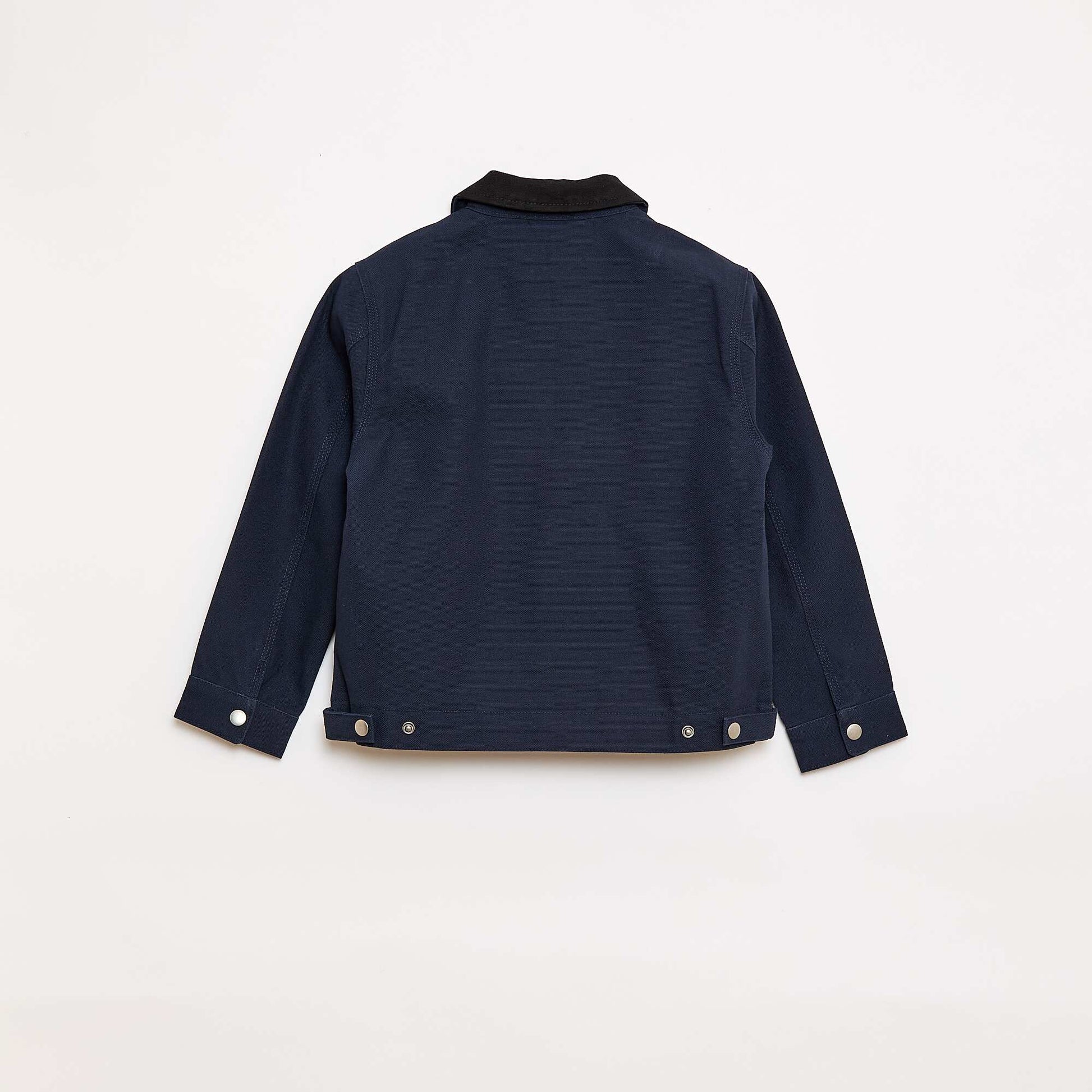 Veste zippée façon workwear BLEU