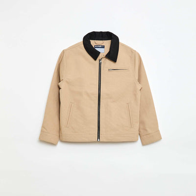 Veste zippée  façon workwear BEIGE