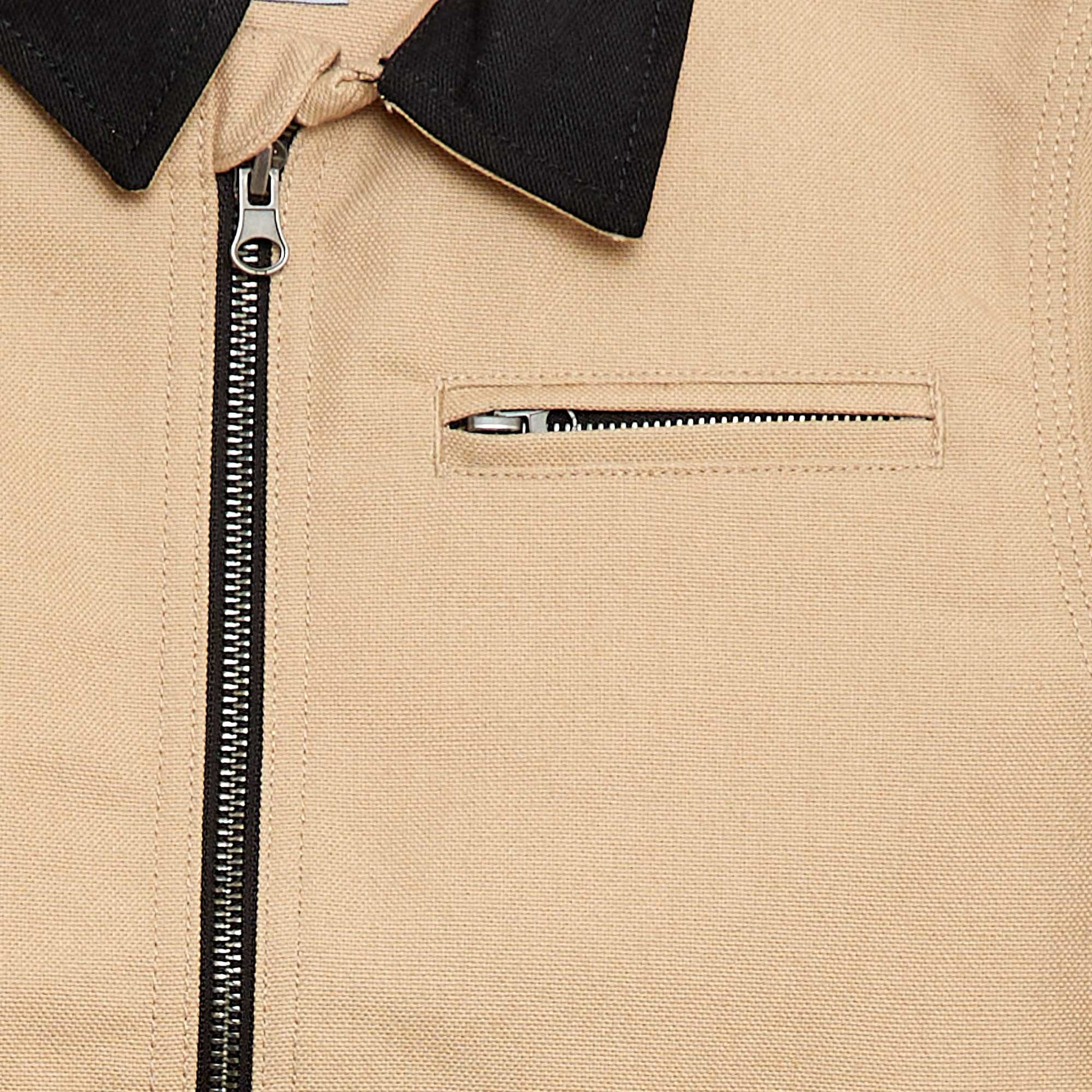 Veste zippée façon workwear BEIGE