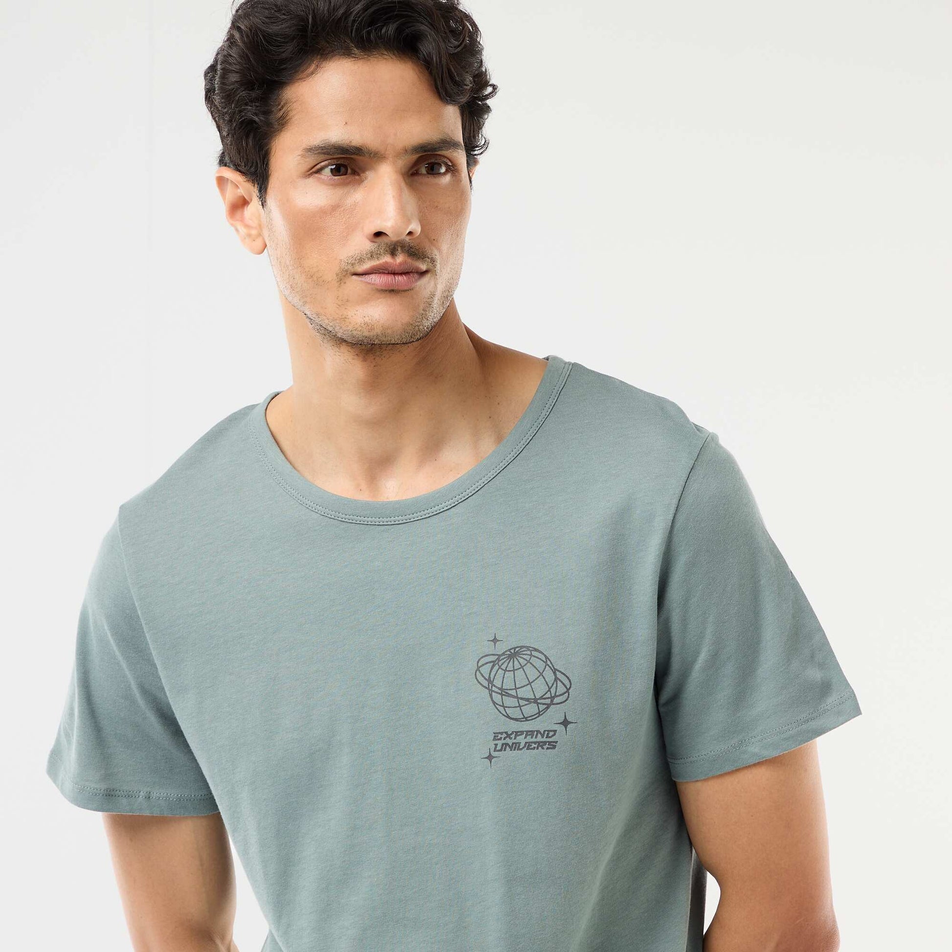 Ensemble pyjama court t-shirt + short - 2 pièces BLEU