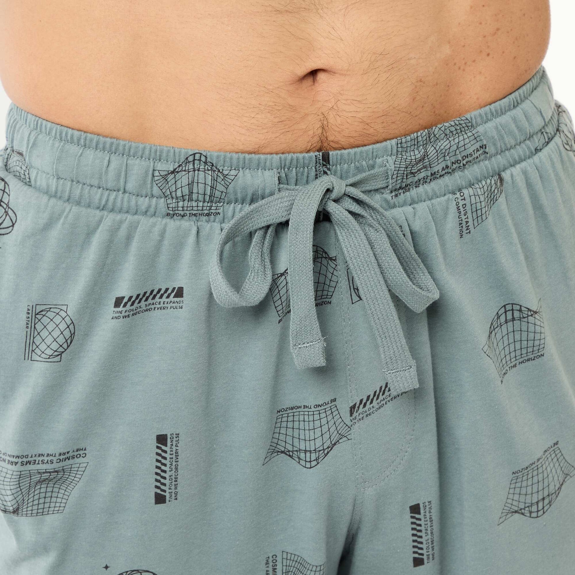 Ensemble pyjama court t-shirt + short - 2 pièces BLEU