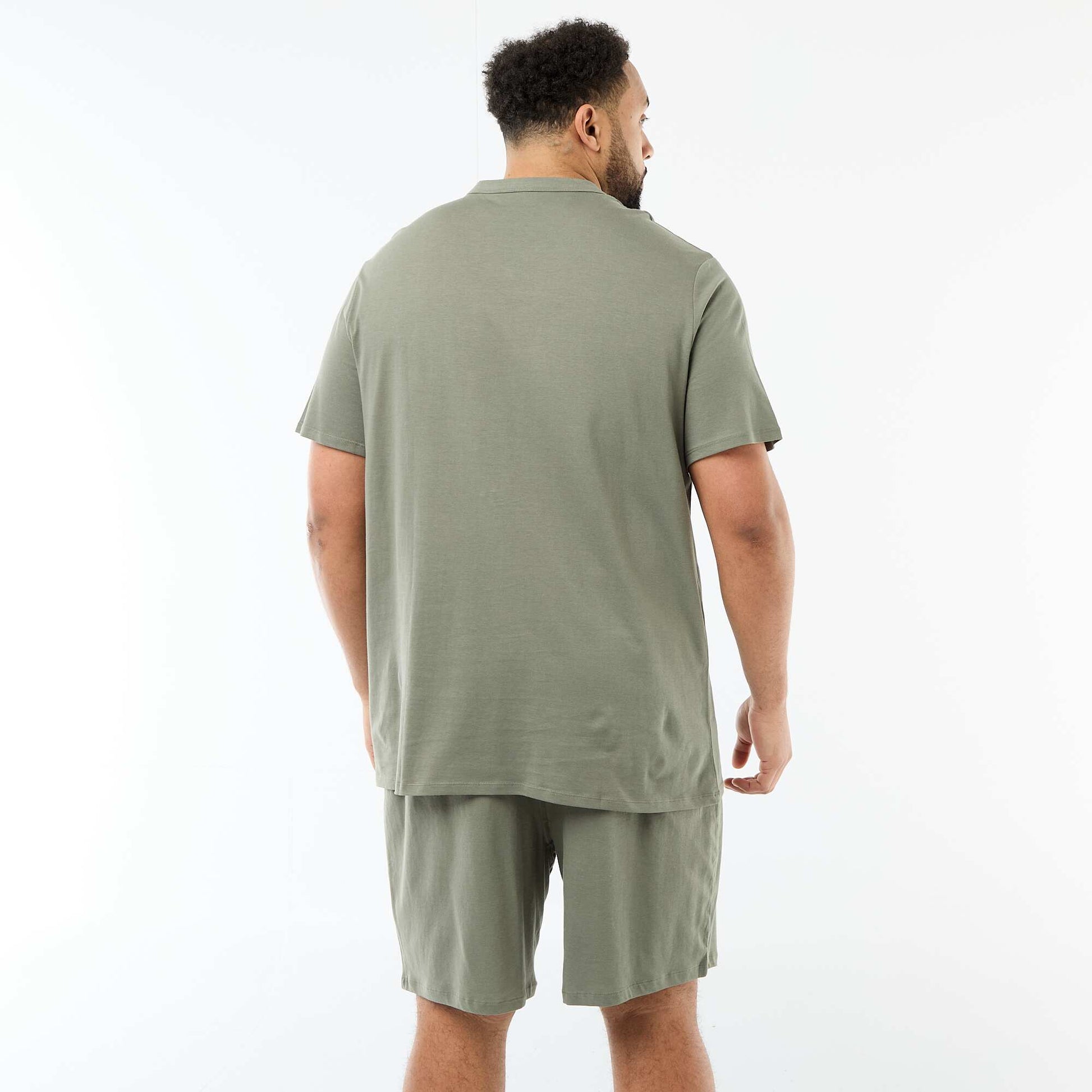Ensemble pyjama court t-shirt + short - 2 pièces VERT
