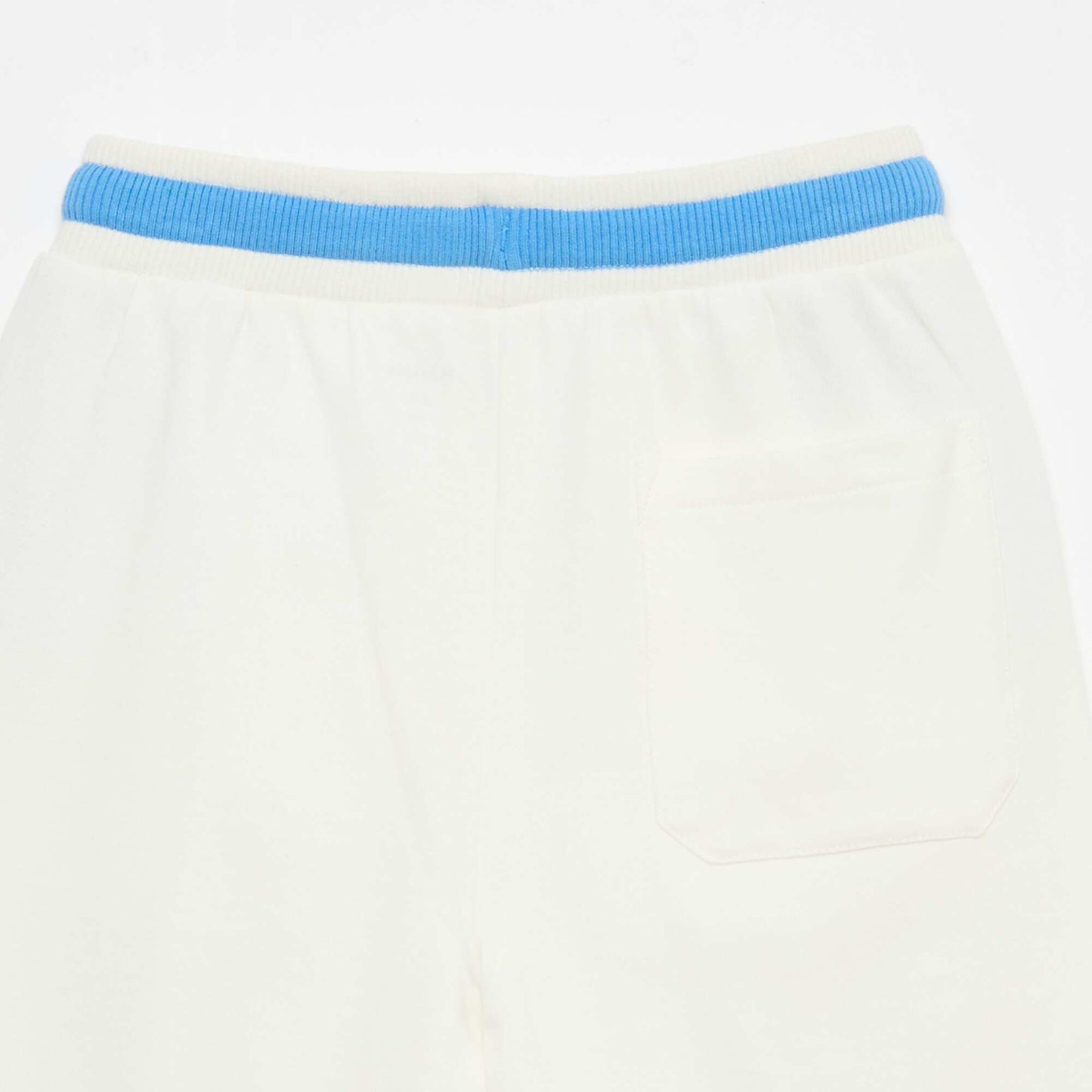 Bermuda en molleton BLANC