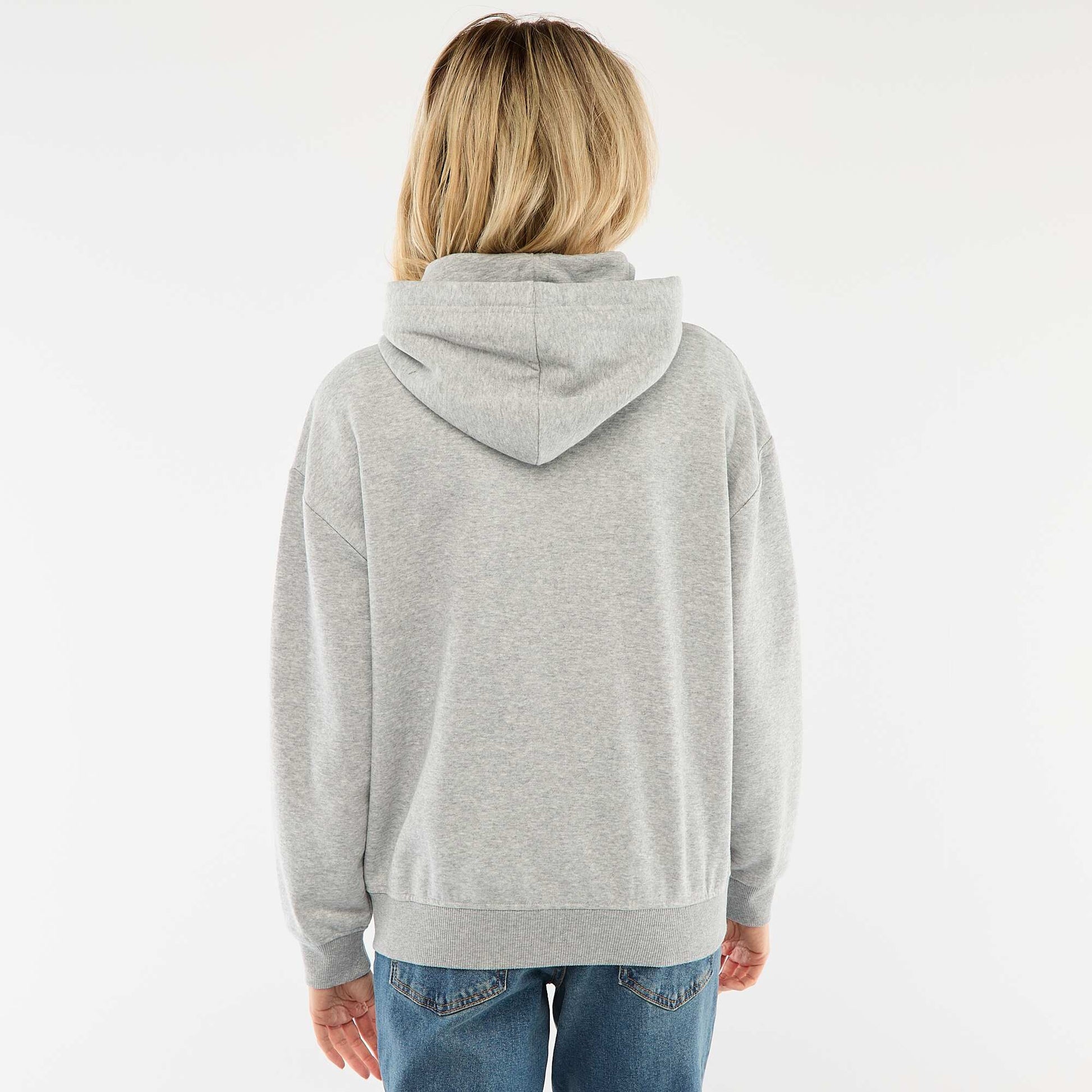 Sweat d'allaitement à capuche GRIS