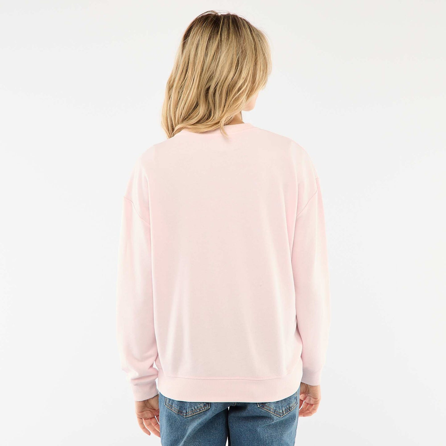 Sweat d'allaitement en molleton ROSE