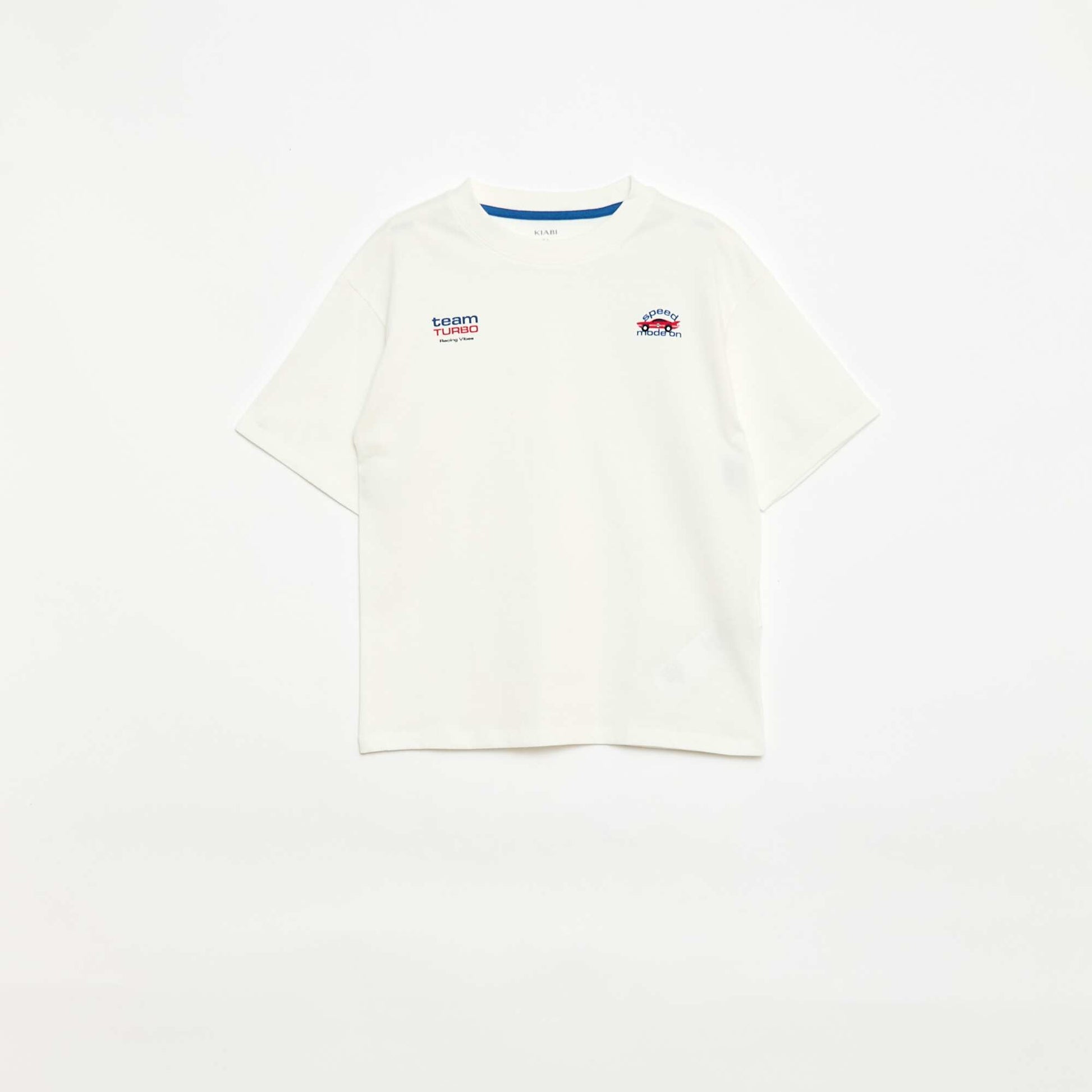 Ensemble de pyjama court 2 pièces  T-shirt + short BLANC