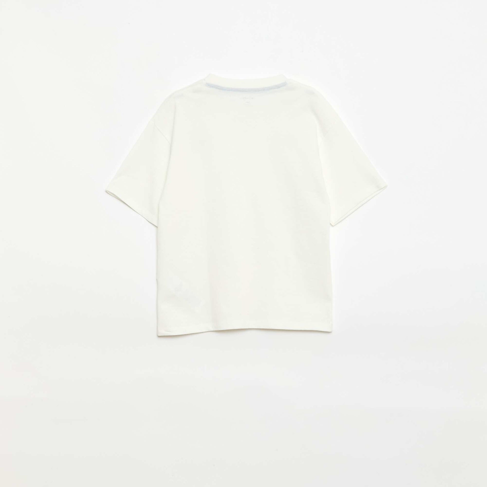 Ensemble de pyjama court 2 pièces  T-shirt + short BLANC