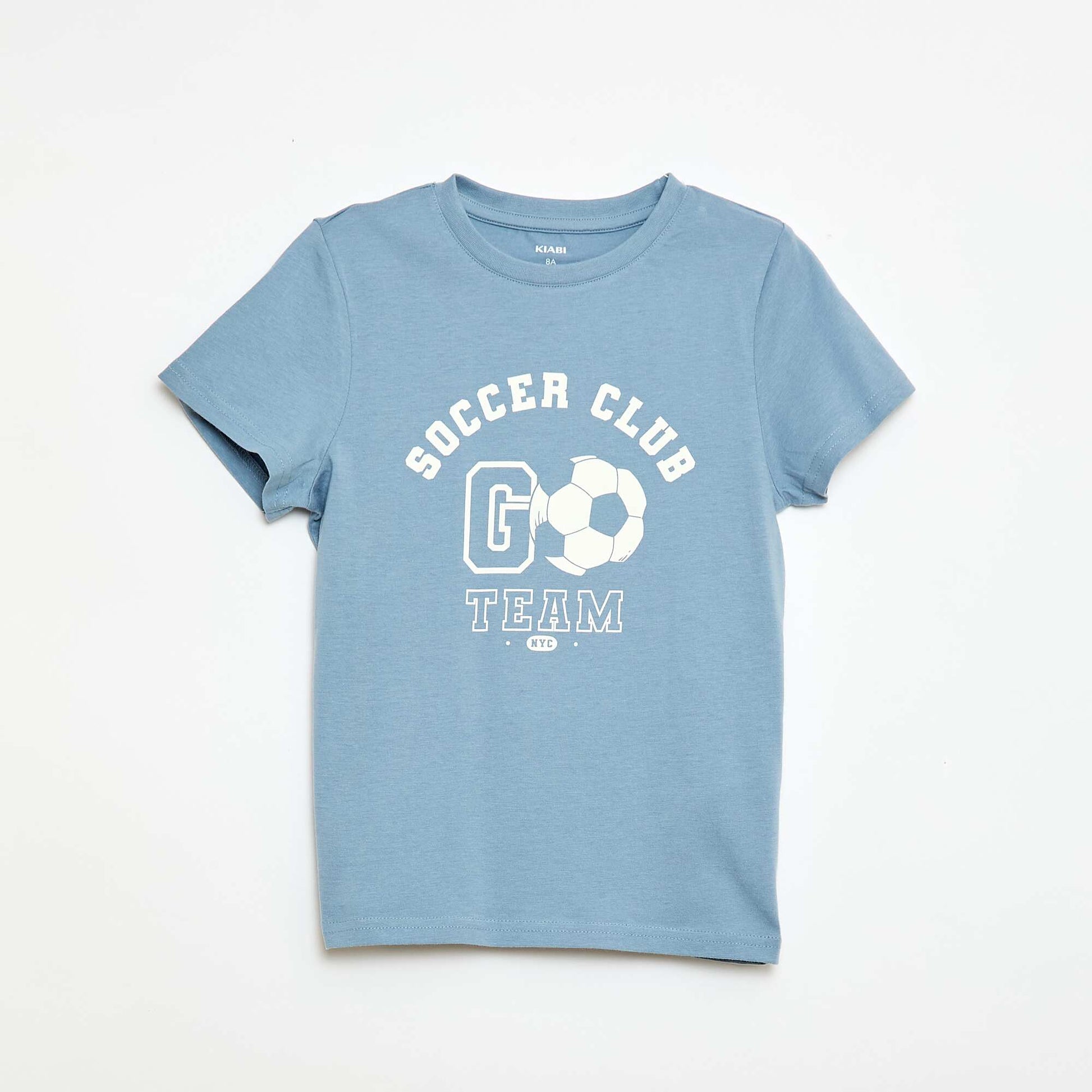 Pyjama 2 pièces short + T-shirt BLEU