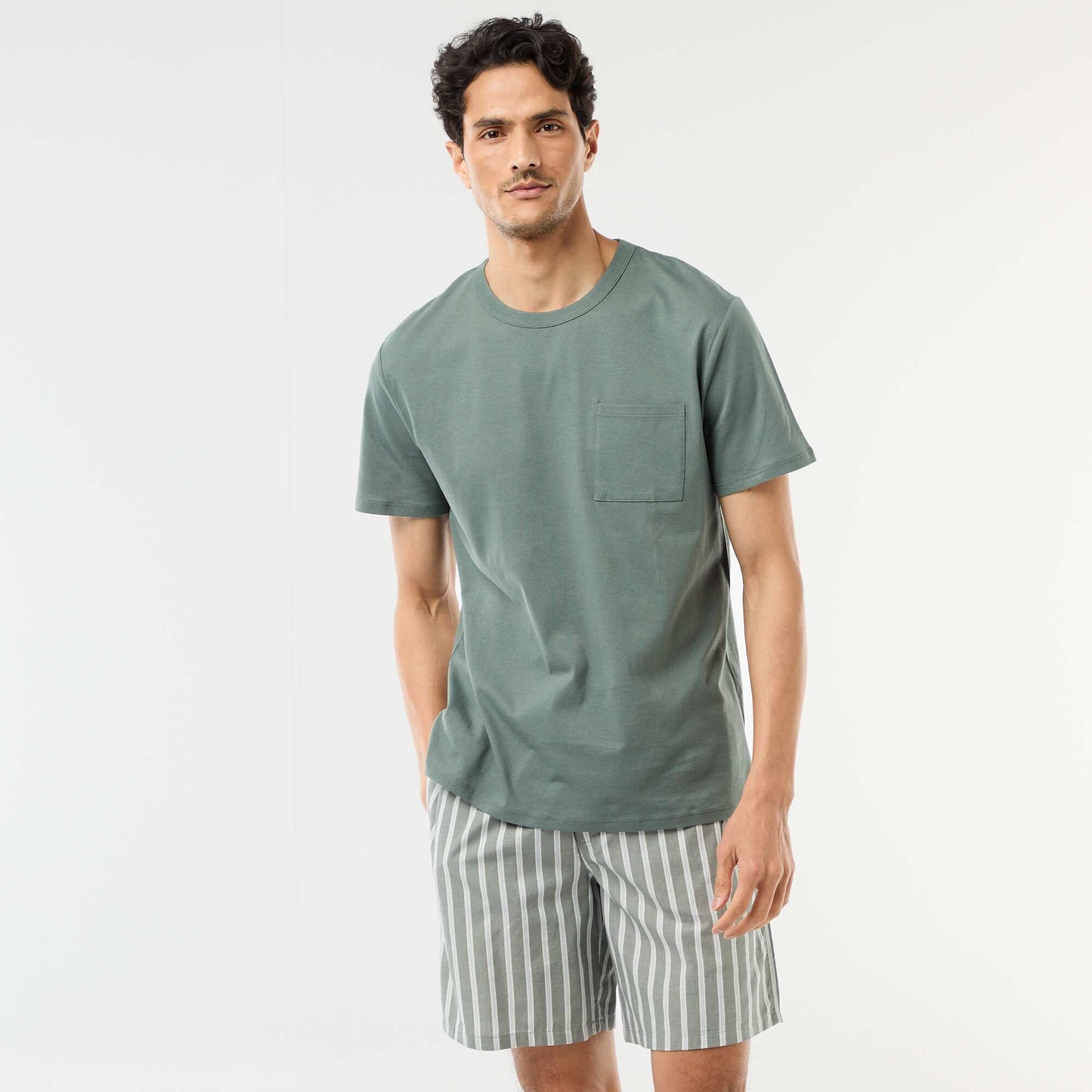 Ensemble de pyjama court t-shirt + short - 2 pièces VERT