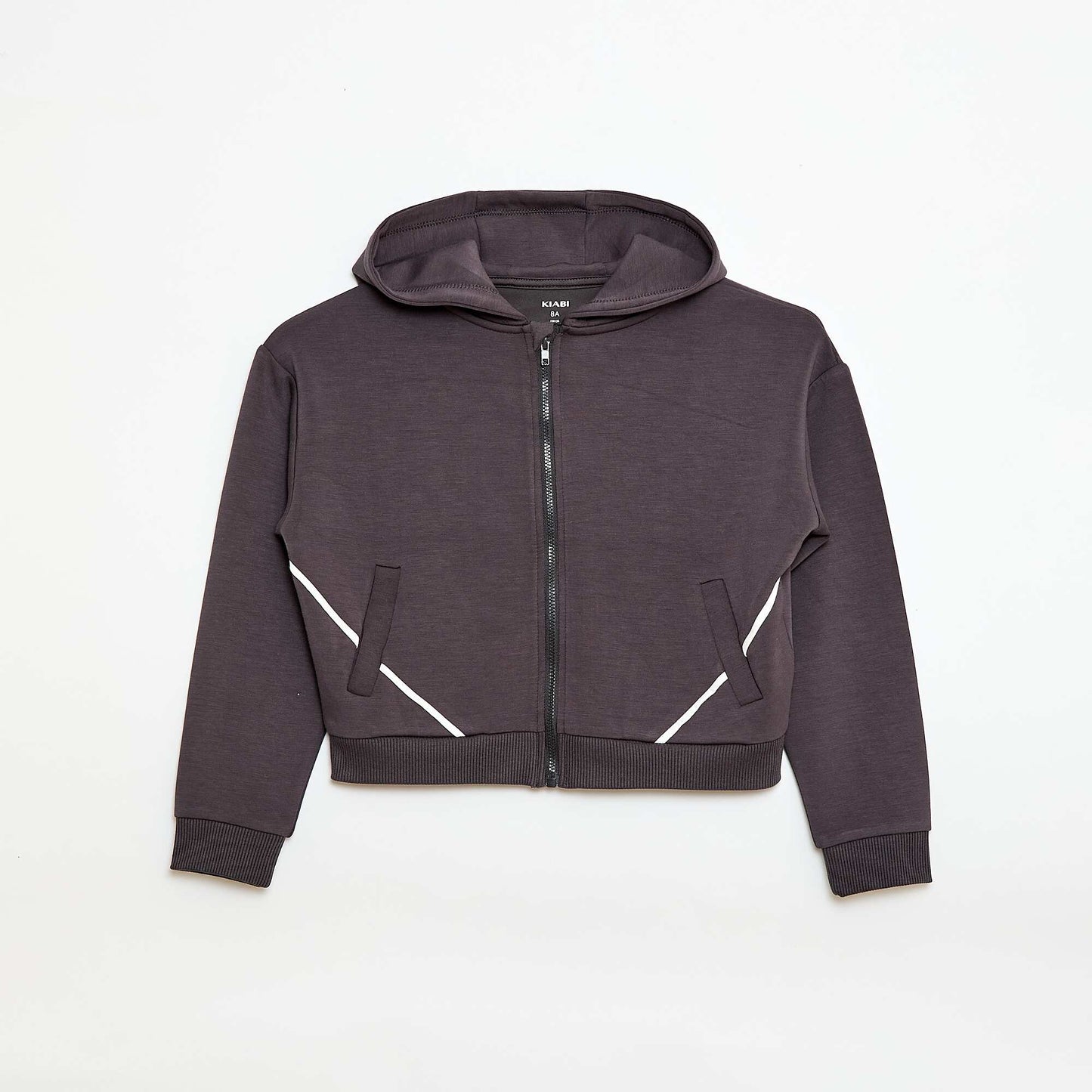Sweat à capuche toucher doux NOIR