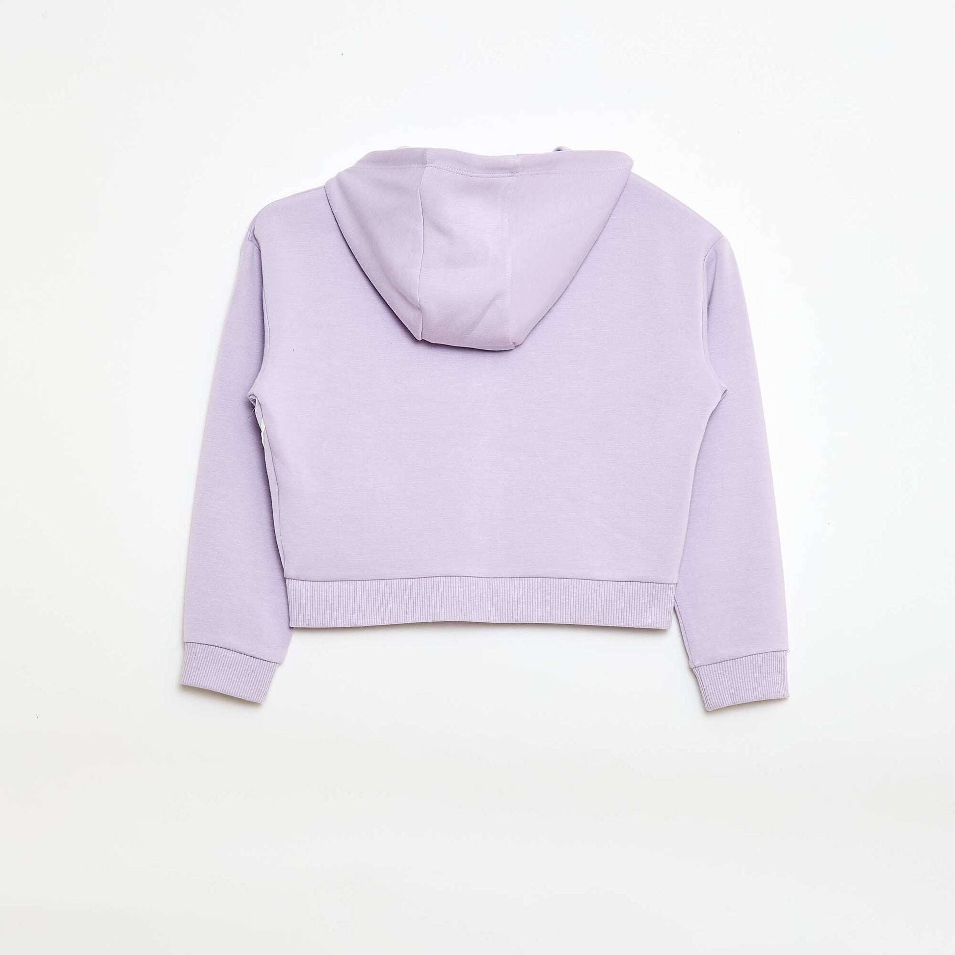 Sweat à capuche toucher doux VIOLET
